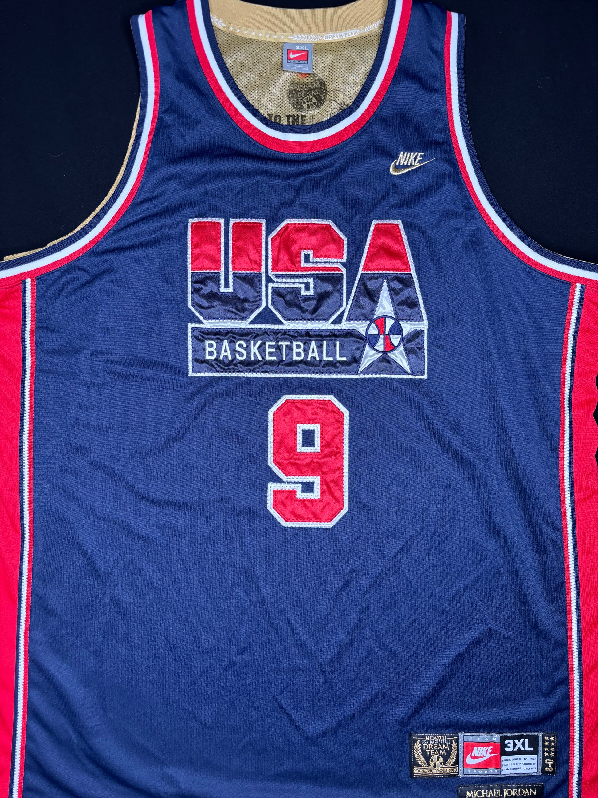 1992 USA Olympic Dream Team Michael Jordan Nike Basketball Jersey Size: XXXL
