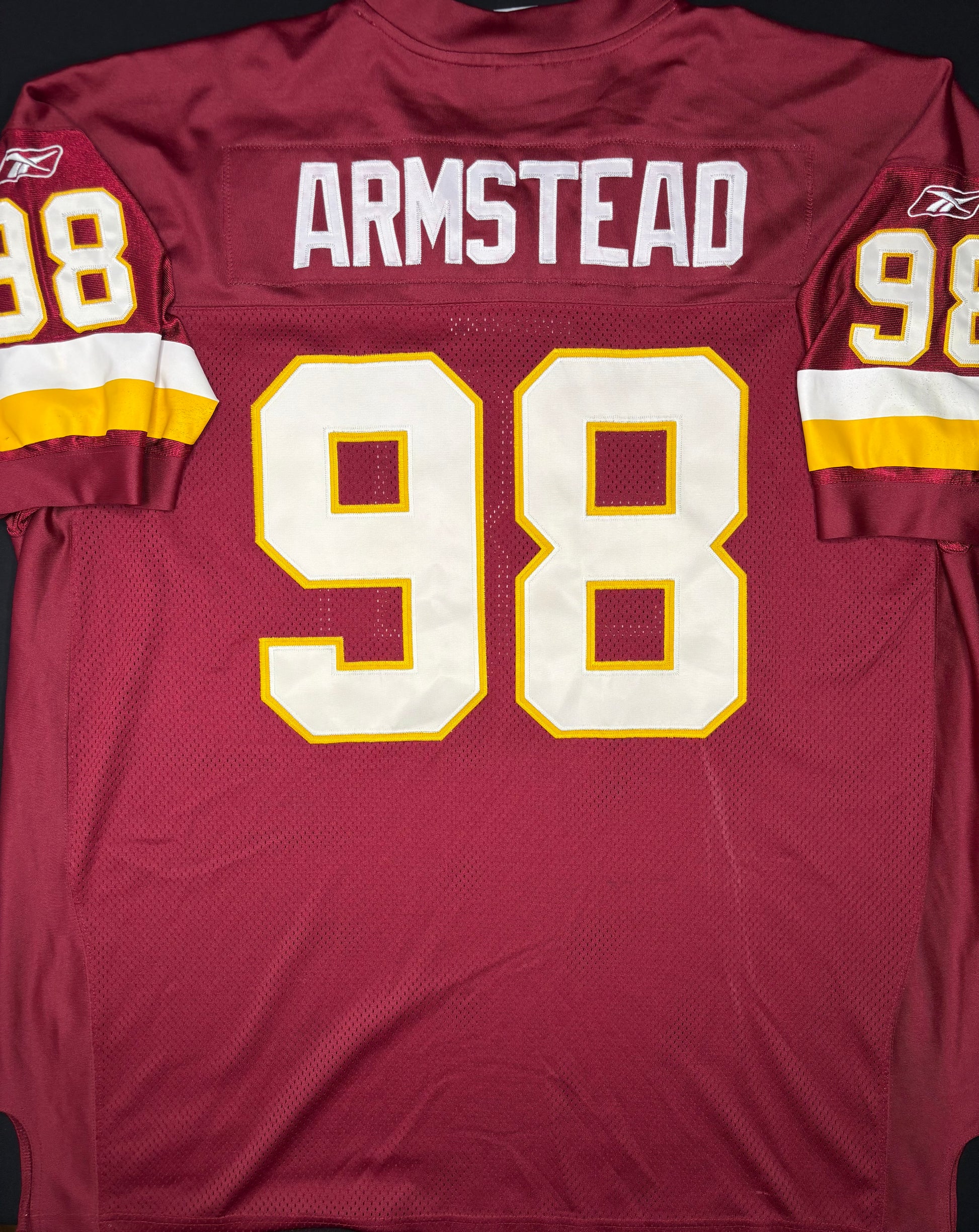 Washington Redskins Jesse Armstead Authentic Reebok Football Jersey Size: 58