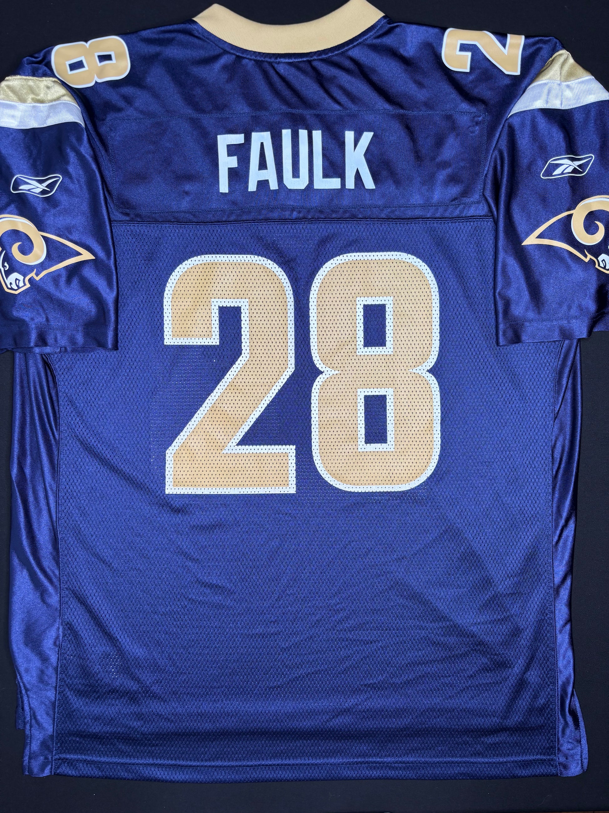 St. Louis Rams Marshall Faulk Reebok Football Jersey