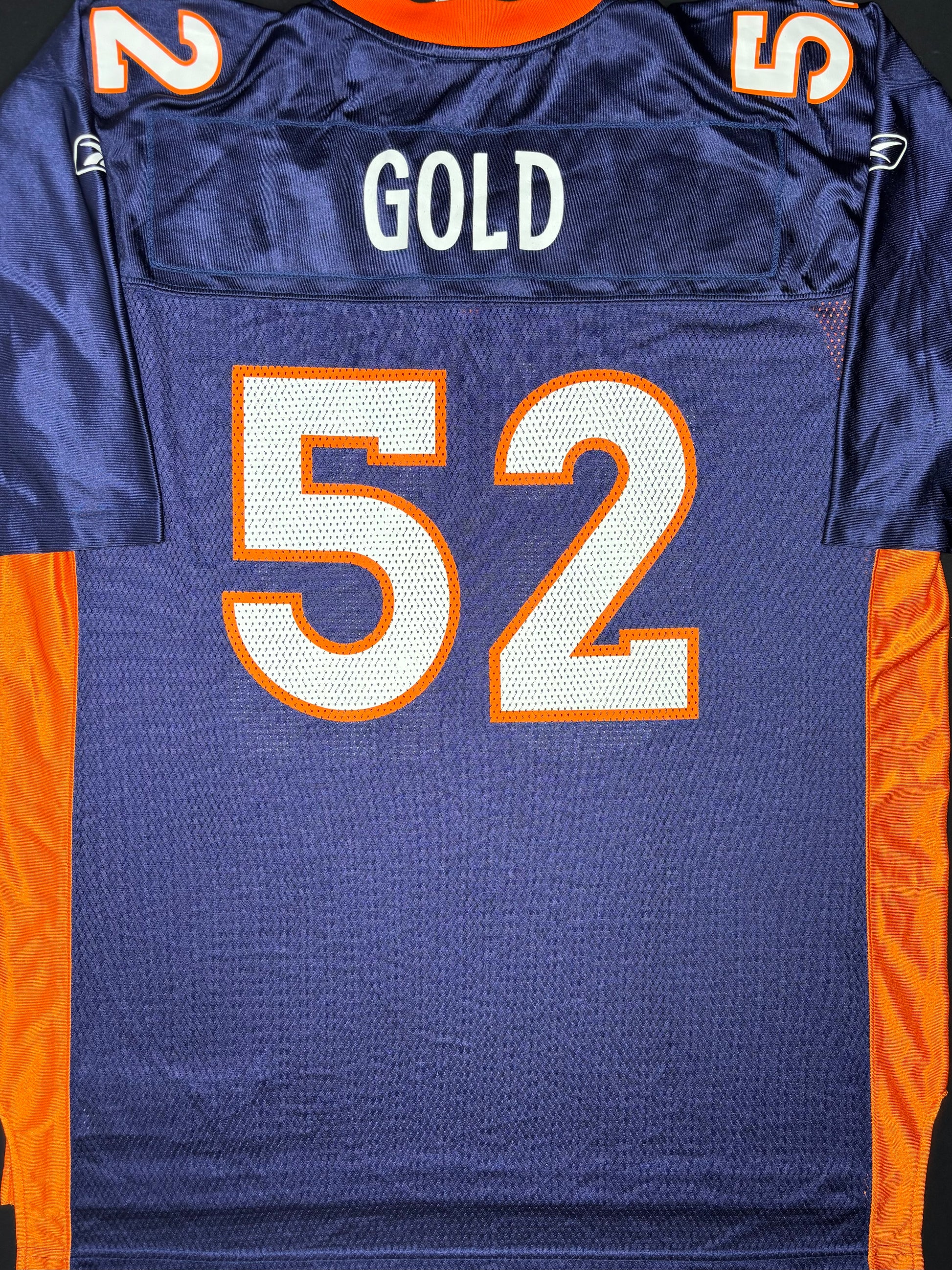 Denver Broncos Ian Gold Reebok Football Jersey Size: XL