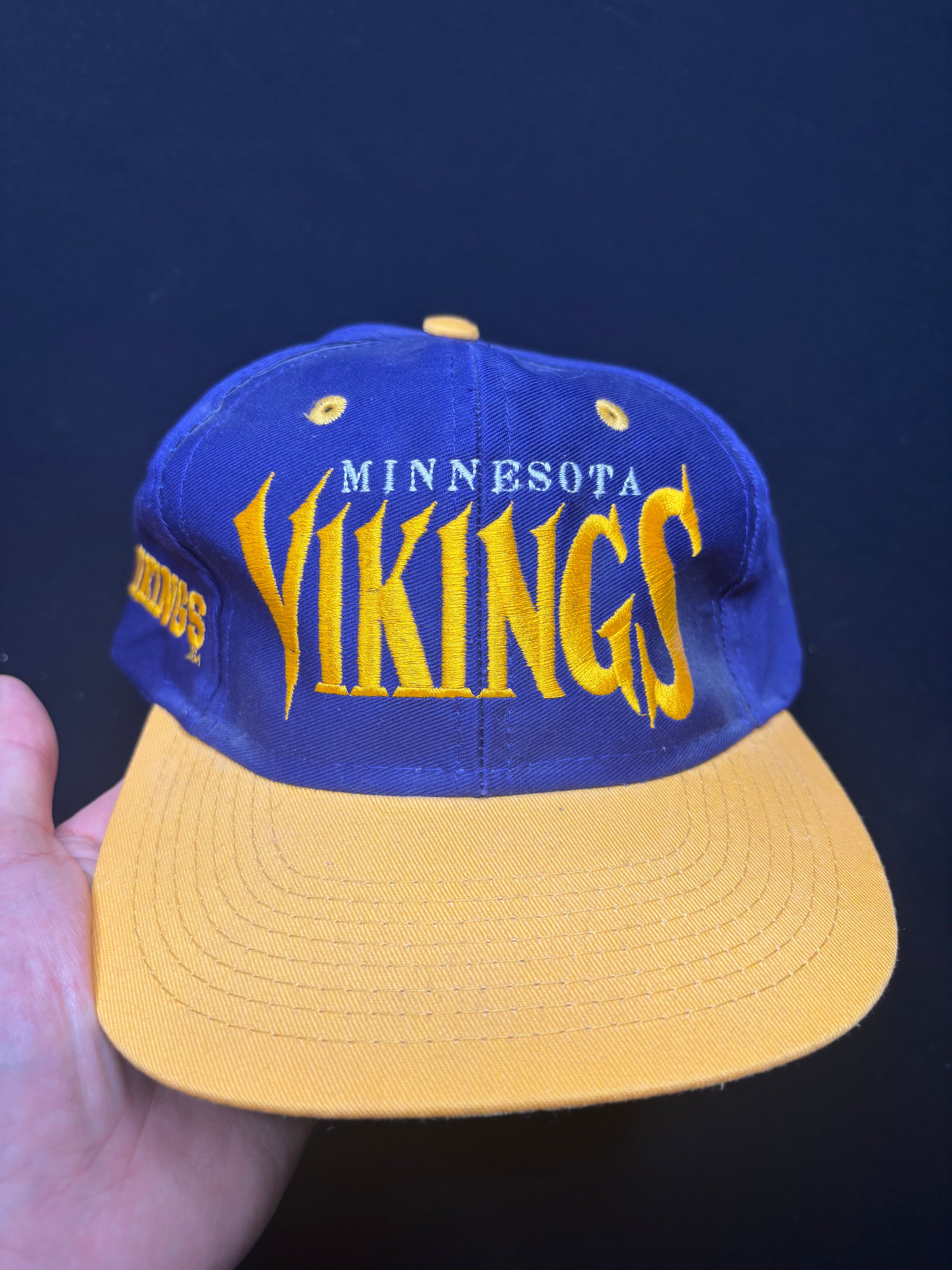 Vintage Minnesota Vikings Snapback Hat
