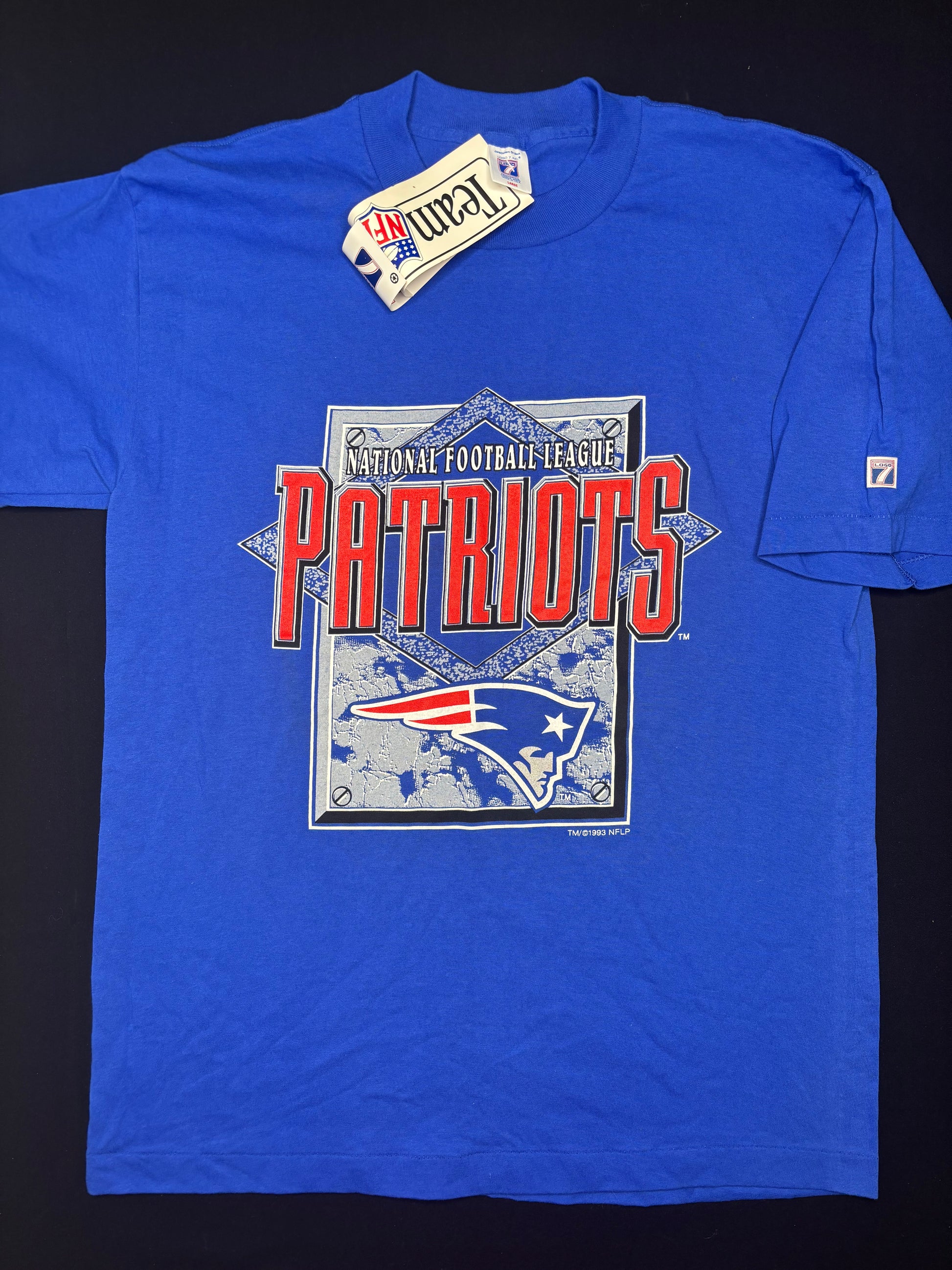 NWT Vintage New England Patriots Logo 7 T Shirt
