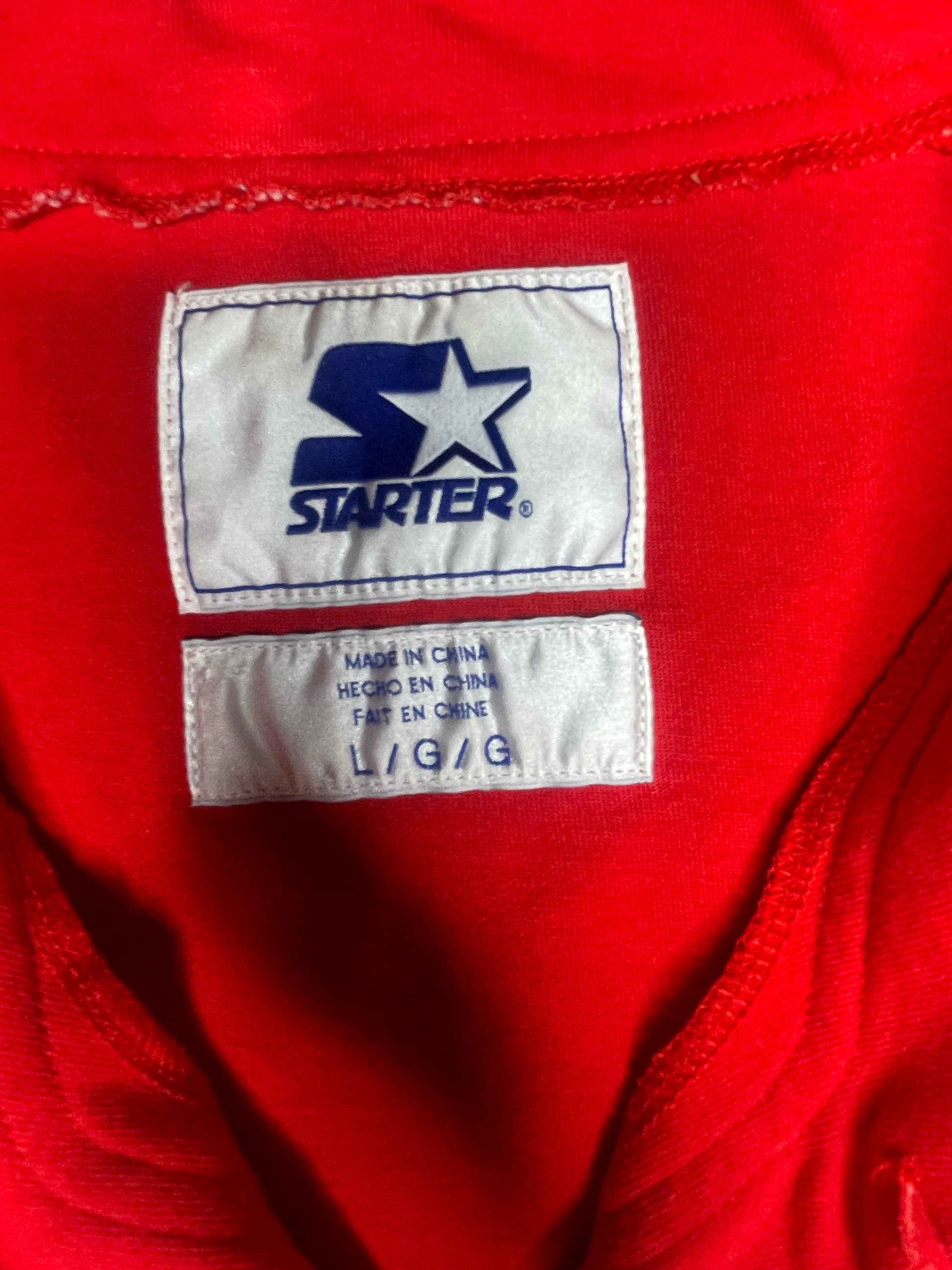 Vintage Chicago Bulls Starter Baseball Jersey Size: Large
