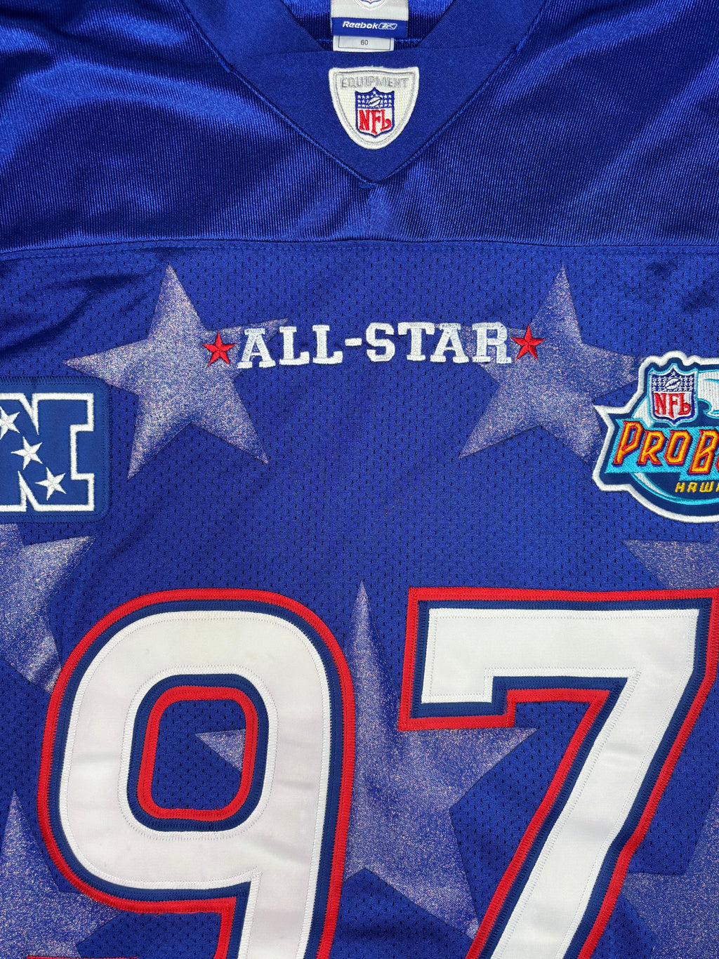 Tampa Bay Buccaneers Simeon Rice 2004 Pro Bowl Reebok Authentic Football Jersey Size: 60