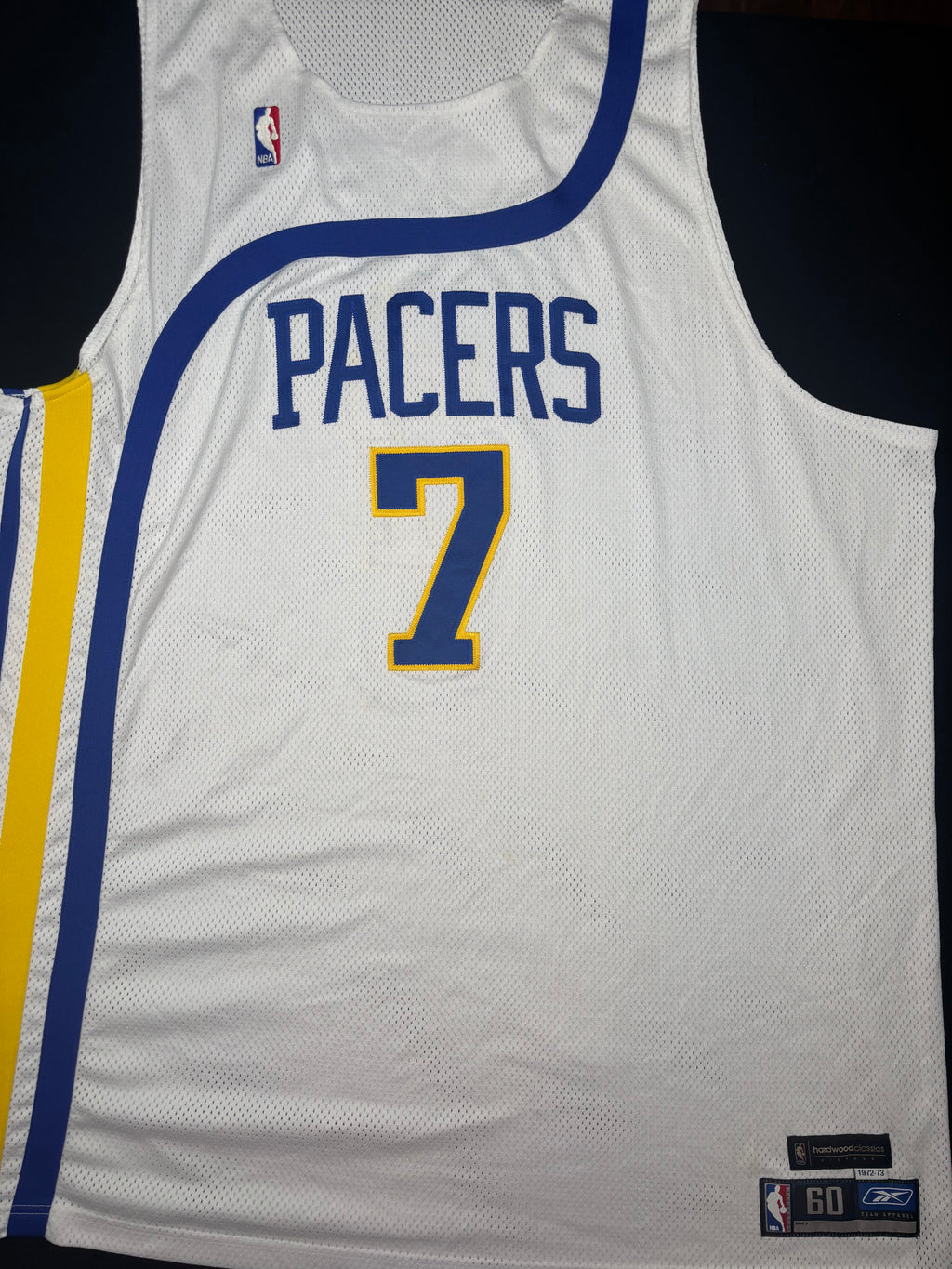Indiana Pacers Jermaine O'Neal Authentic Reebok Basketball Jersey Size: 60