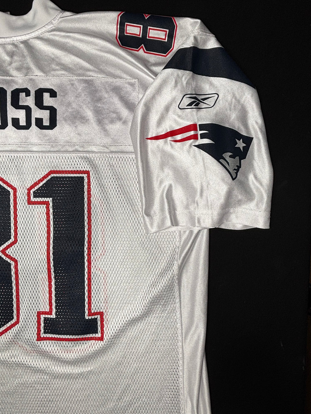 New England Patriots Randy Moss Reebok Football Jersey Size: XL