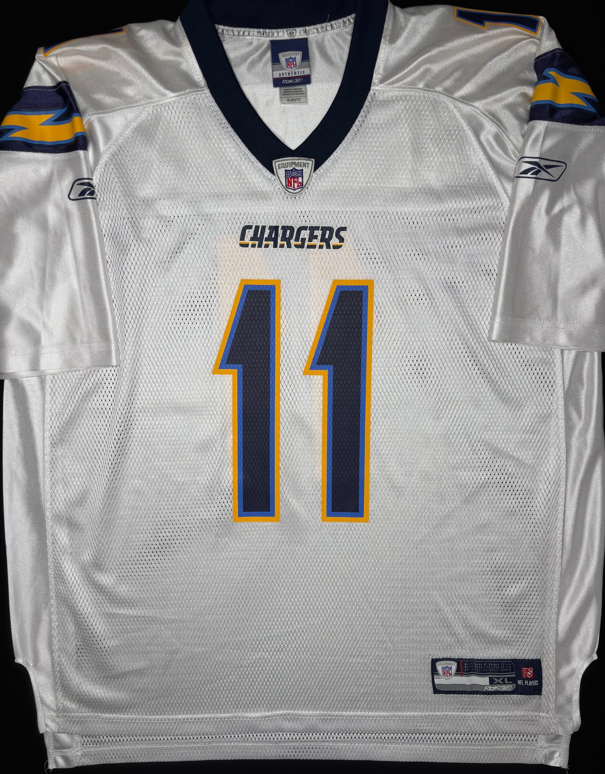 San Diego Chargers Legedu Naanee Reebok Football Jersey Size: XL