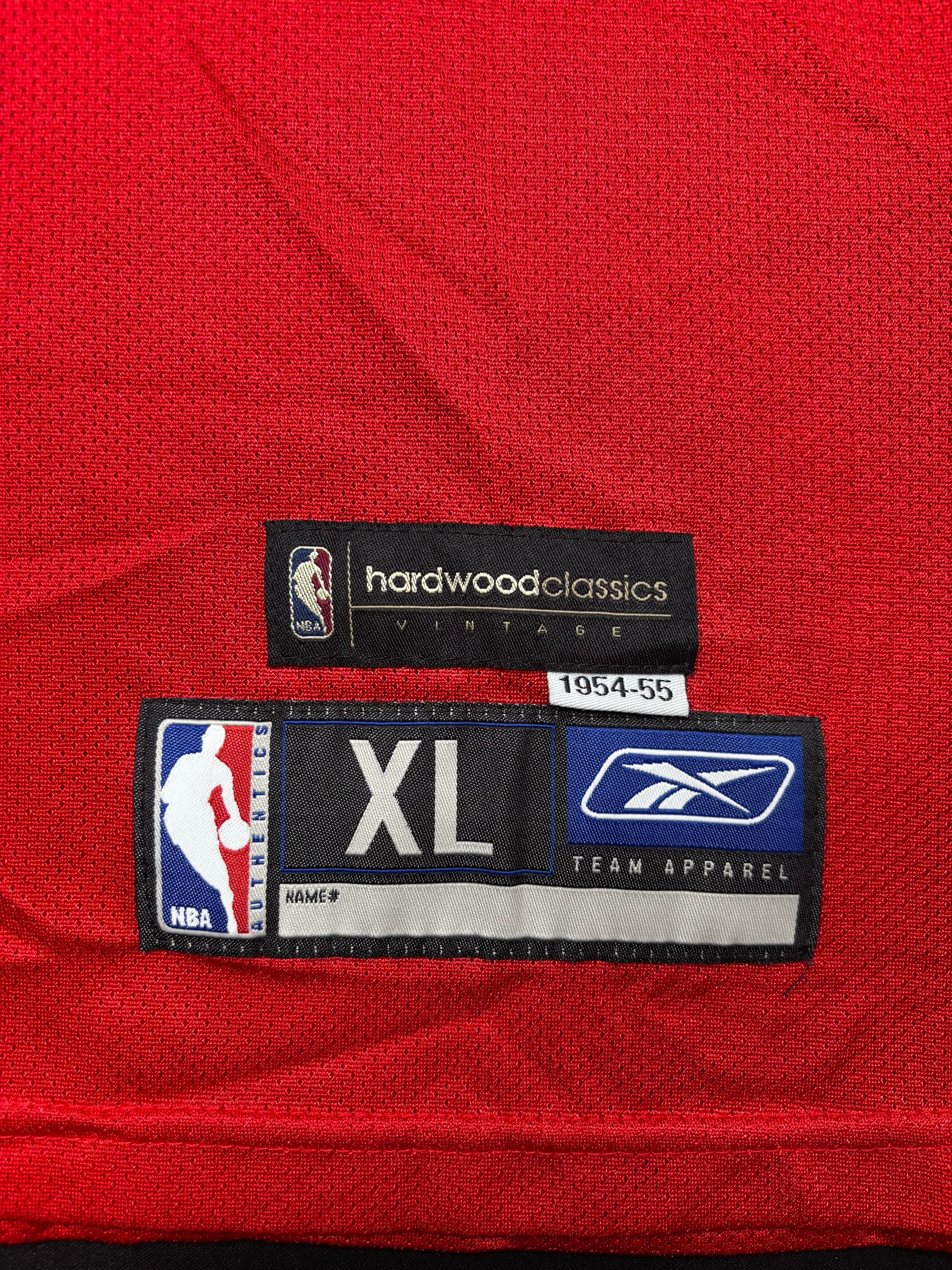 Philadelphia 76ers Allen Iverson Syracuse Nats 1954-55 Hardwood Classic Reebok Basketball Jersey Size: XL