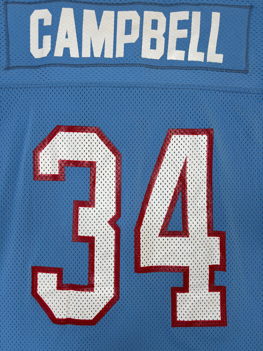 Houston Oilers Earl Campbell 80’ Mitchell & Ness Authentic Football Jersey Size: 4XL