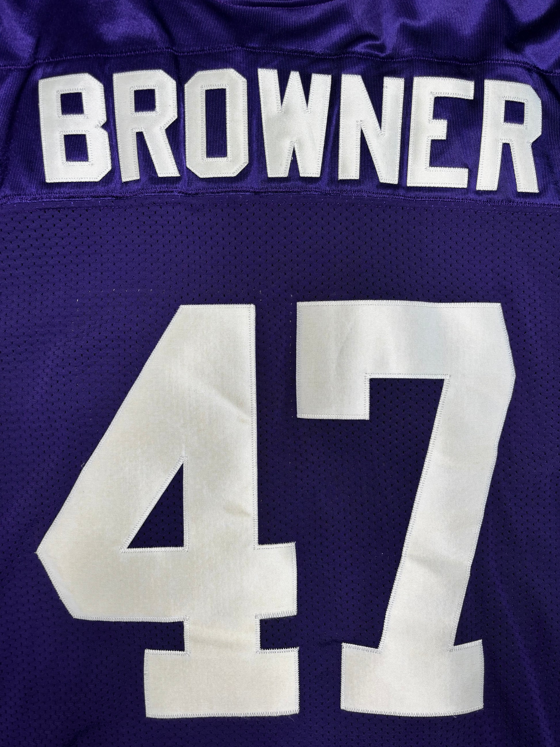 Minnesota Vikings Joey Browner Authentic Proline Football Jersey w/ 25 year Anniversary Patch Size: 48