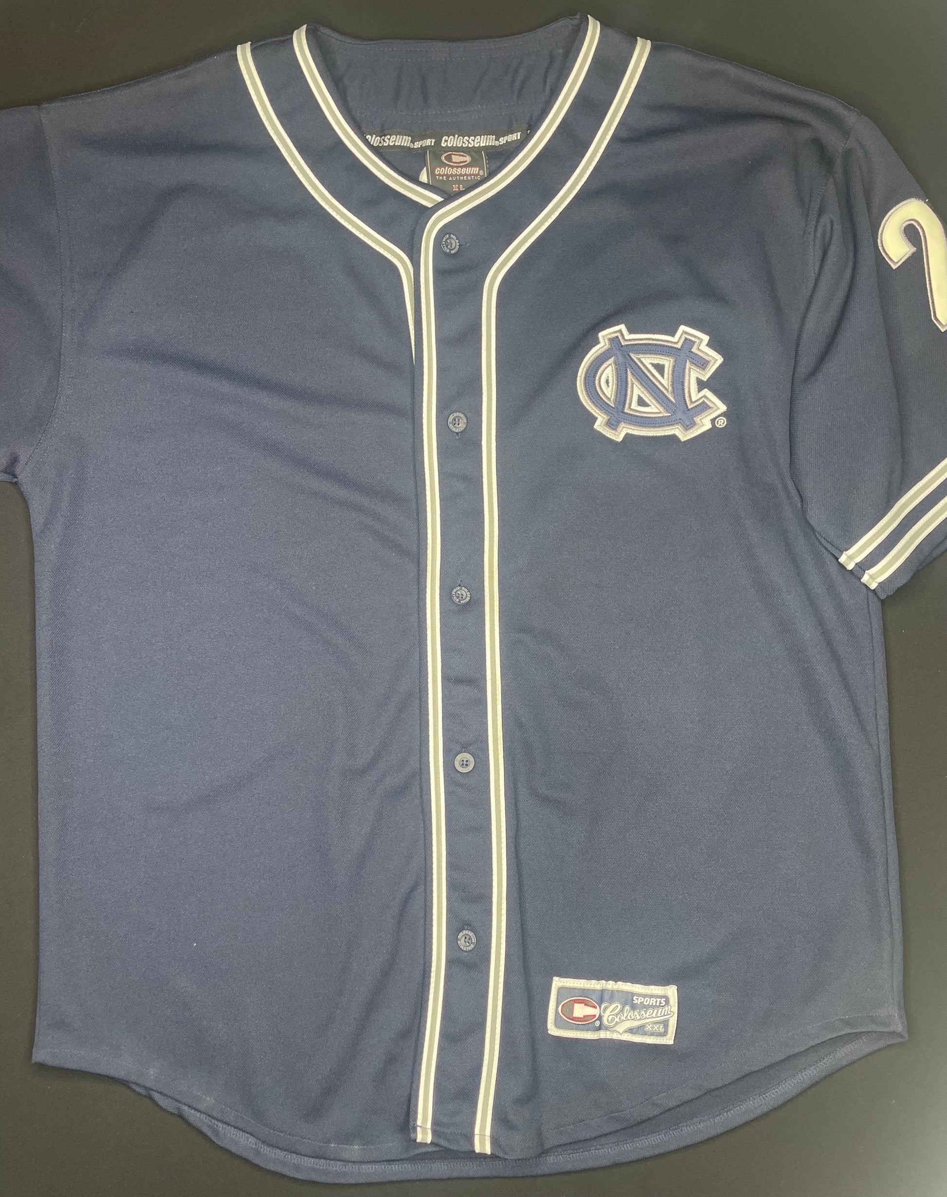 Vintage North Carolina Tar Heels Colosseum Baseball Jersey Size: XL