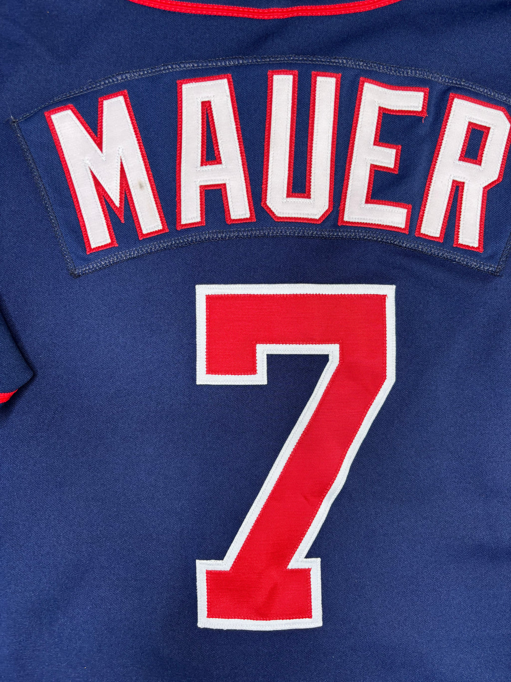 Minnesota Twins Joe Mauer Authentic Majestic Baseball Jersey Size: 60