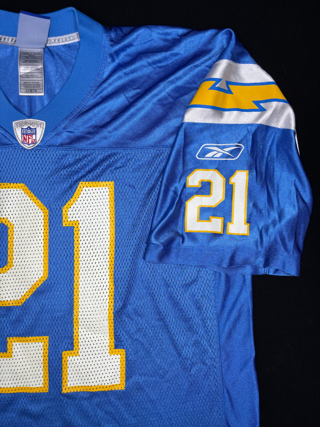 San Diego Chargers Ladainian Tomlinson Reebok Football Jersey Size: XXL