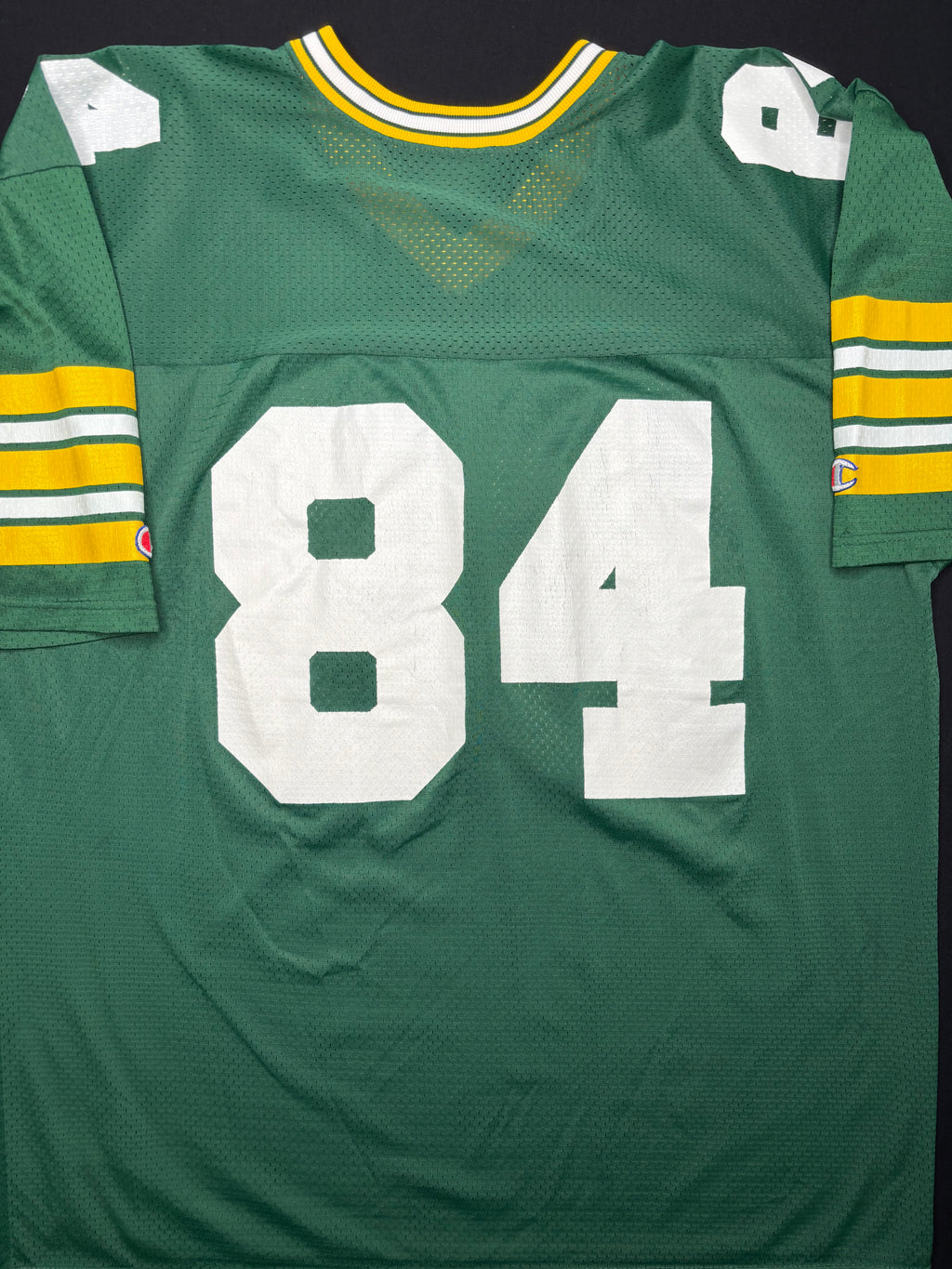 Vintage Green Bay Packers Sterling Sharpe Champion Football Jersey Size: 52