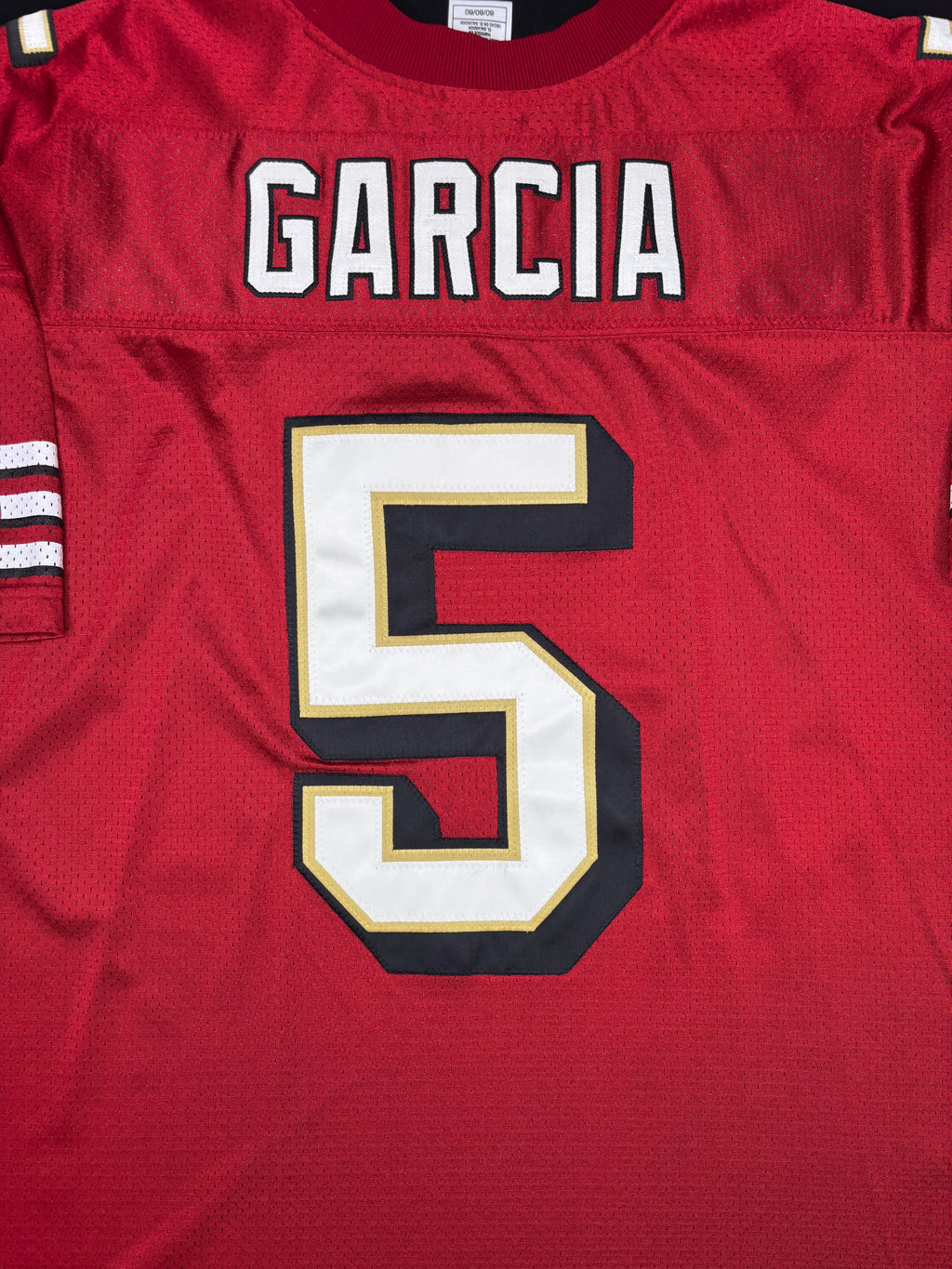 San Francisco 49ers Jeff Garcia Reebok Authentic Football Jersey Size: 60