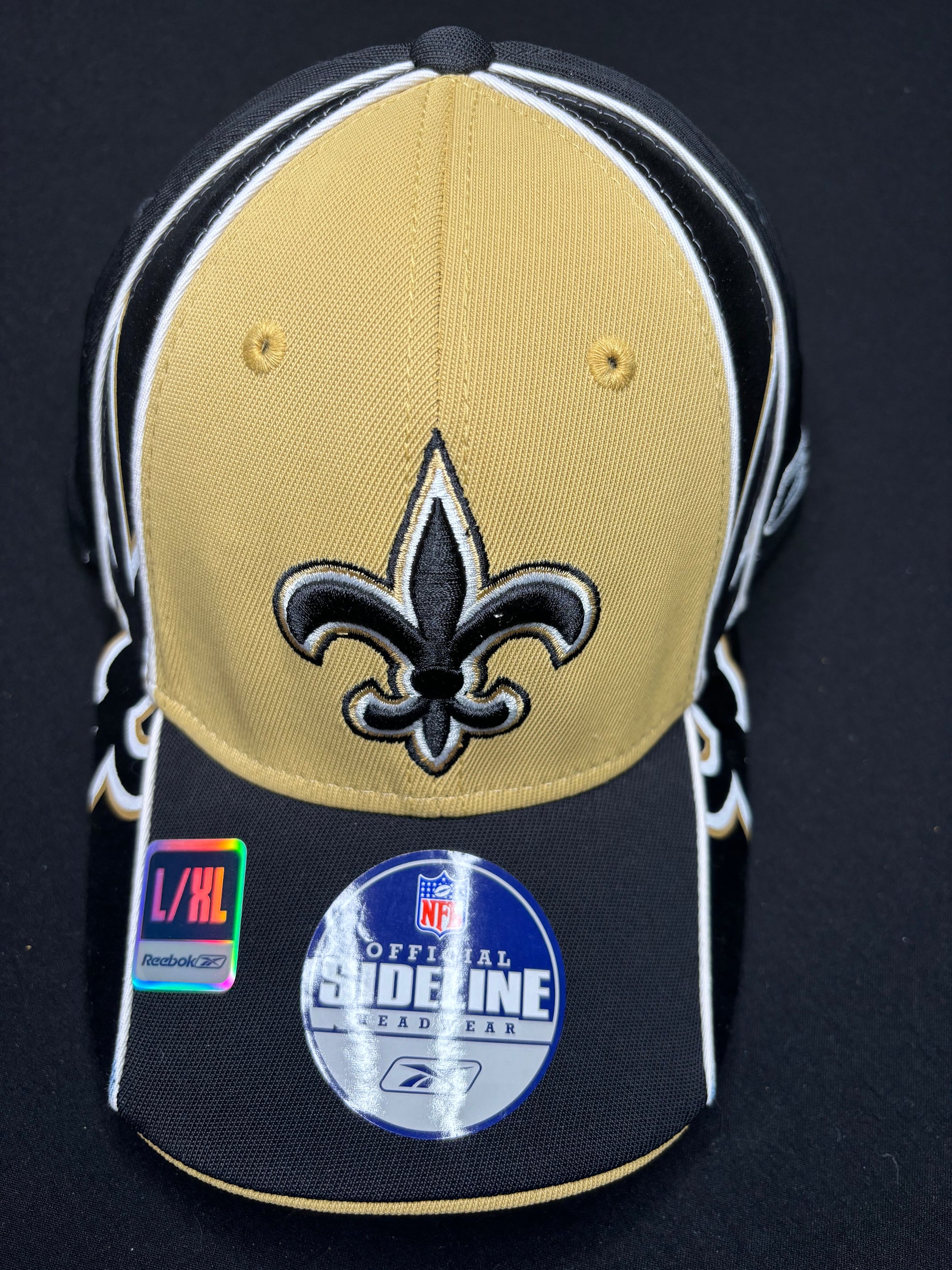 NWT New Orleans Saints Reebok Flex Fit Hat
