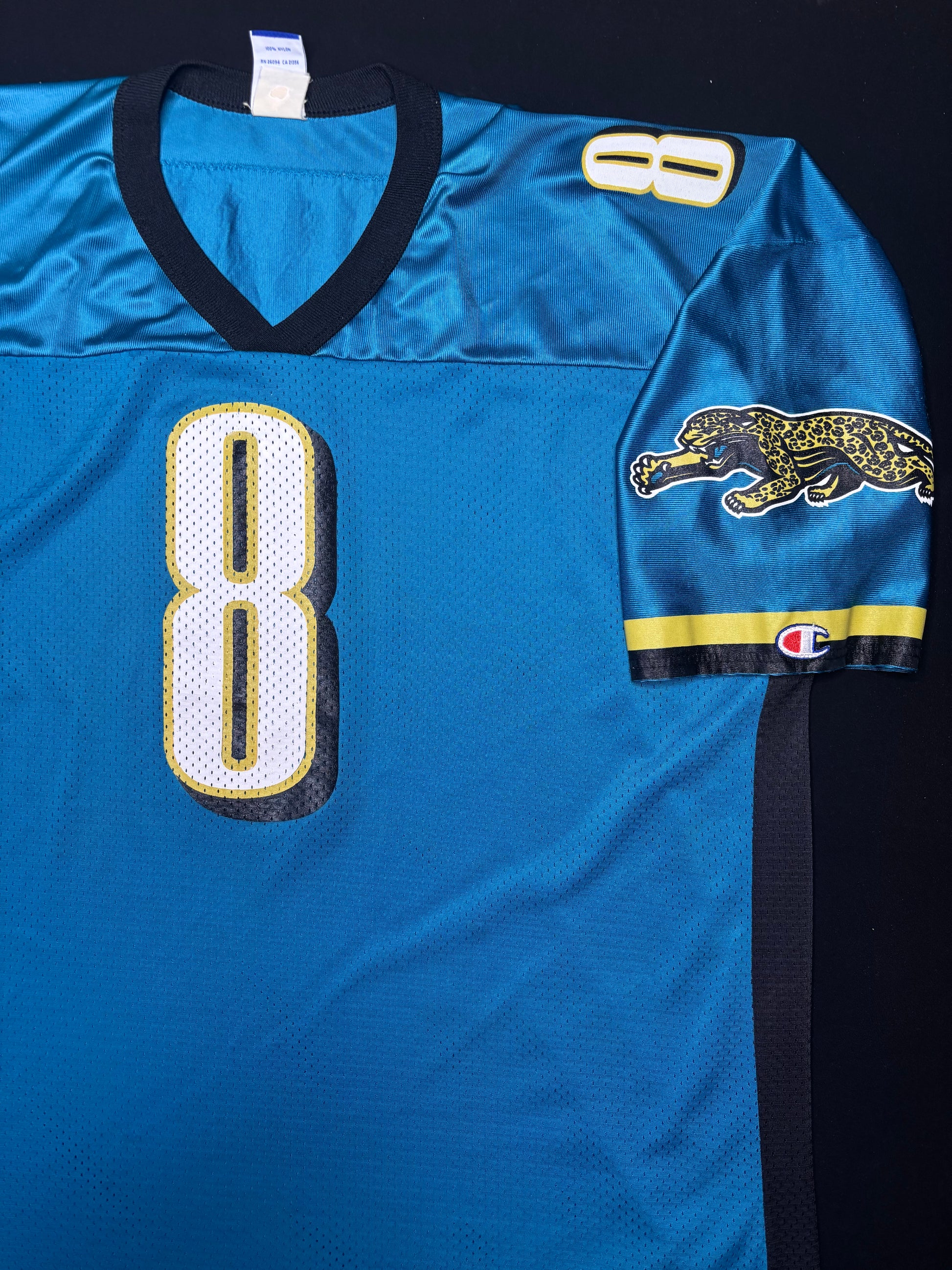 Vintage Jacksonville Jaguars Mark Brunell Champion Football Jersey Size: 56