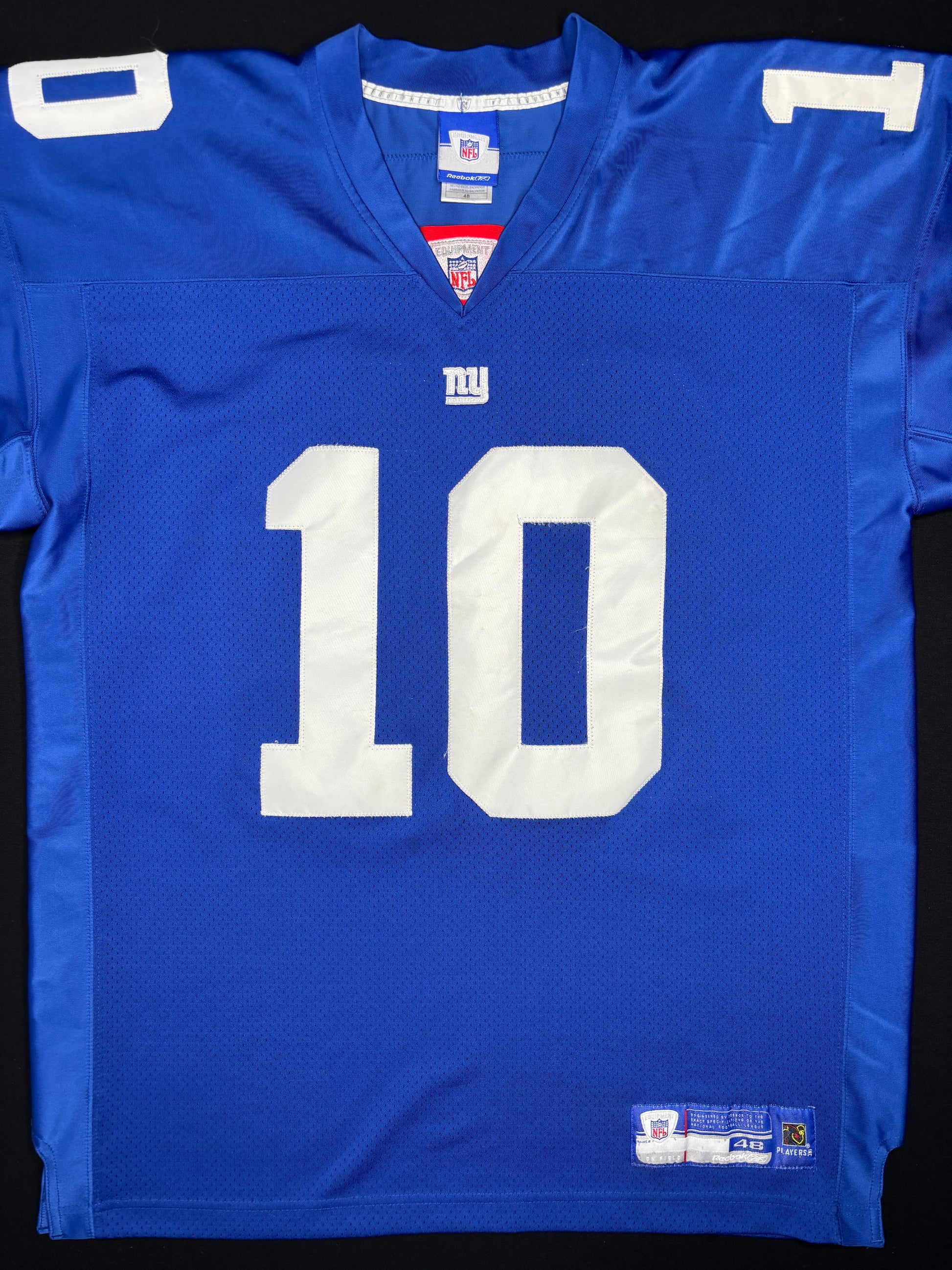 New York Giants Eli Manning Reebok Authentic Football Jersey Size: 48