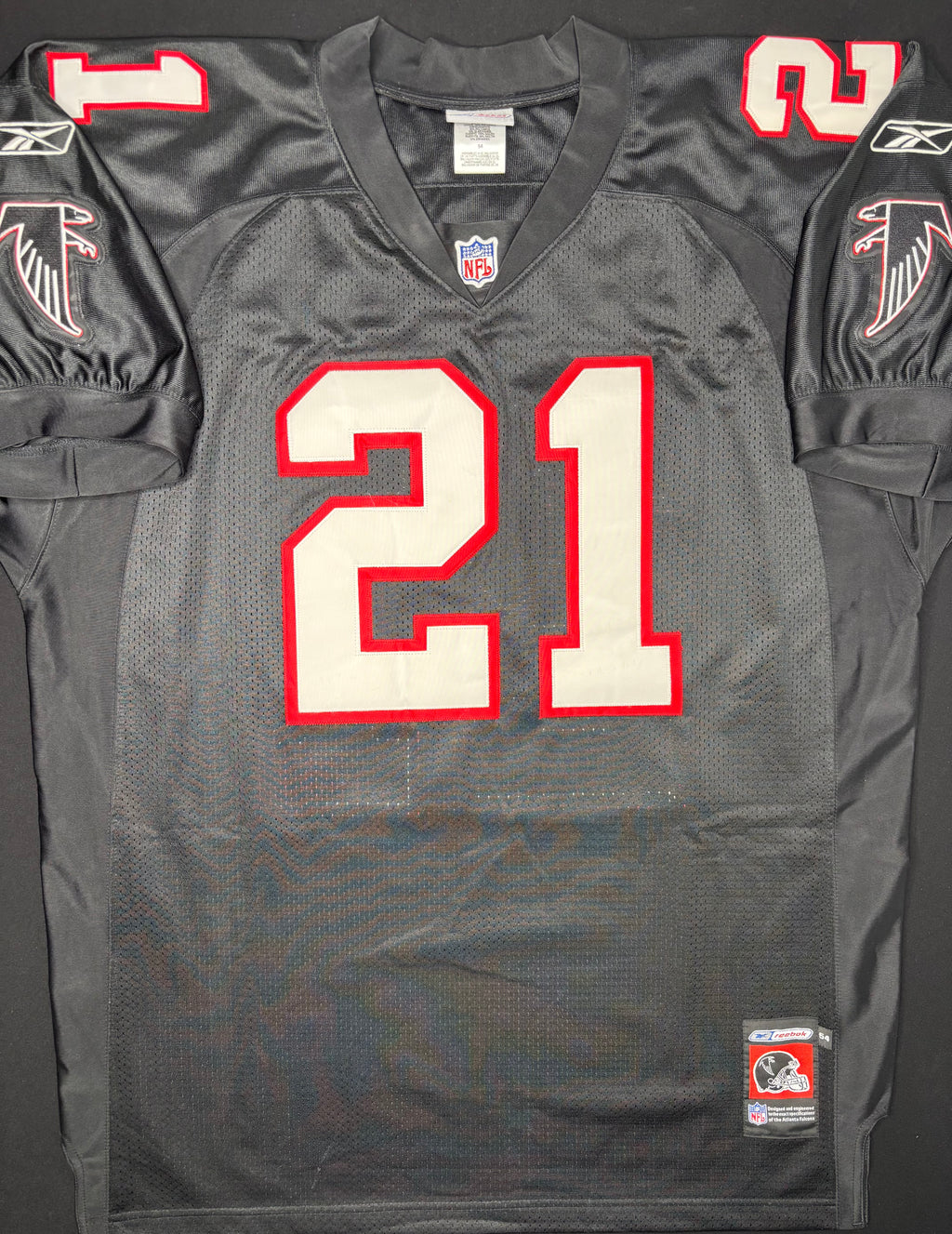 Atlanta Falcons Deion Sanders Reebok Authentic Football Jersey Size: 54