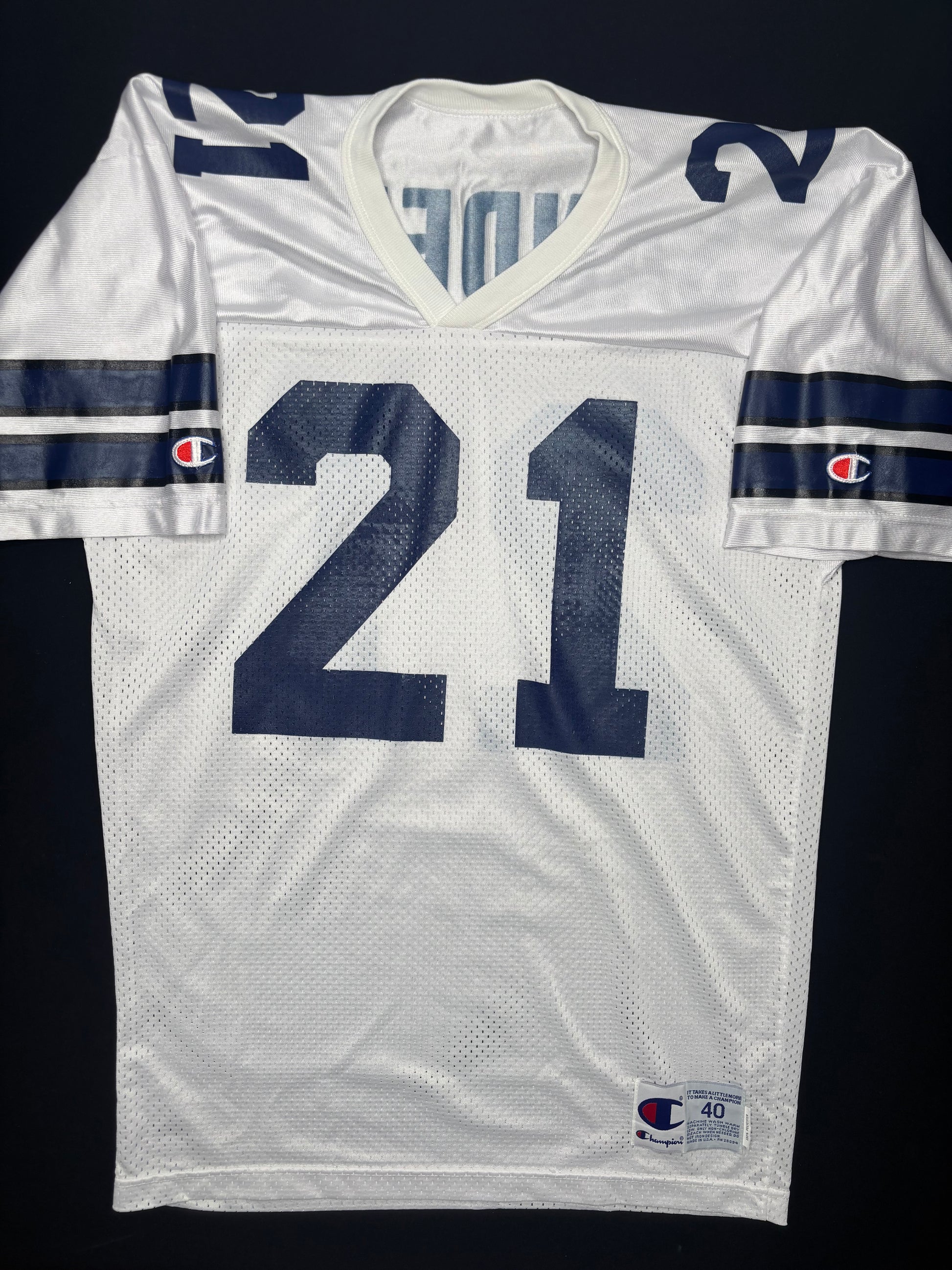 Vintage Dallas Cowboys Deion Sanders Champion Football Jersey Size: 40