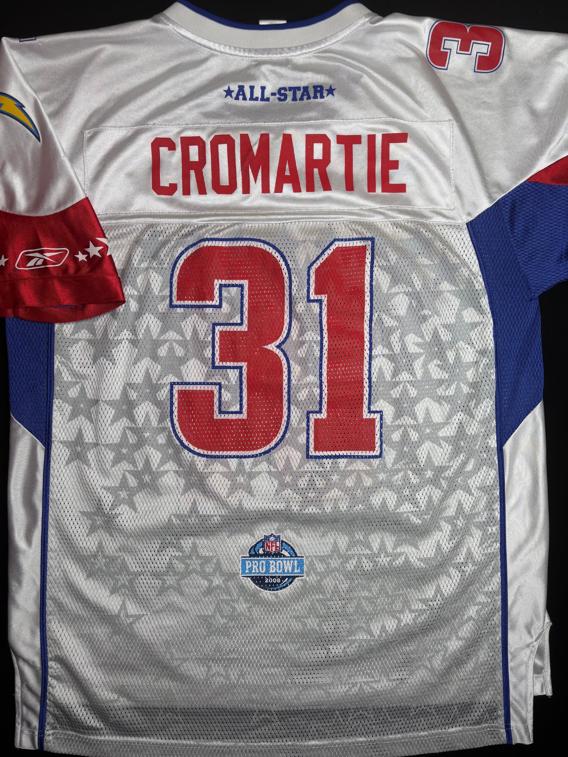 San Diego Chargers Antonio Cromartie 2008 Pro Bowl Reebok Football Jersey Size: Large