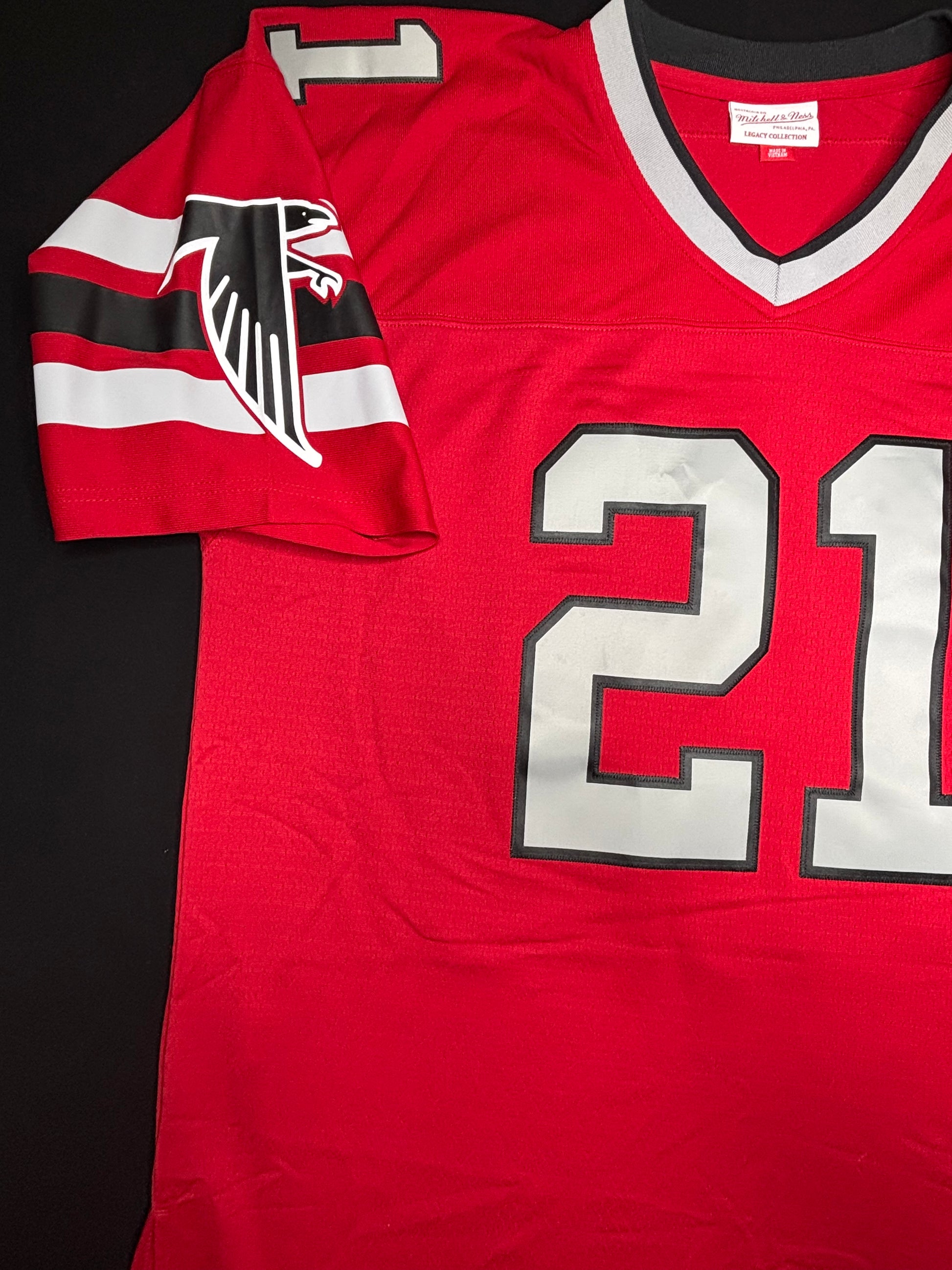 Atlanta Falcons Deion Sanders Mitchell and Ness Alternate Legacy Football Jersey Size: XL