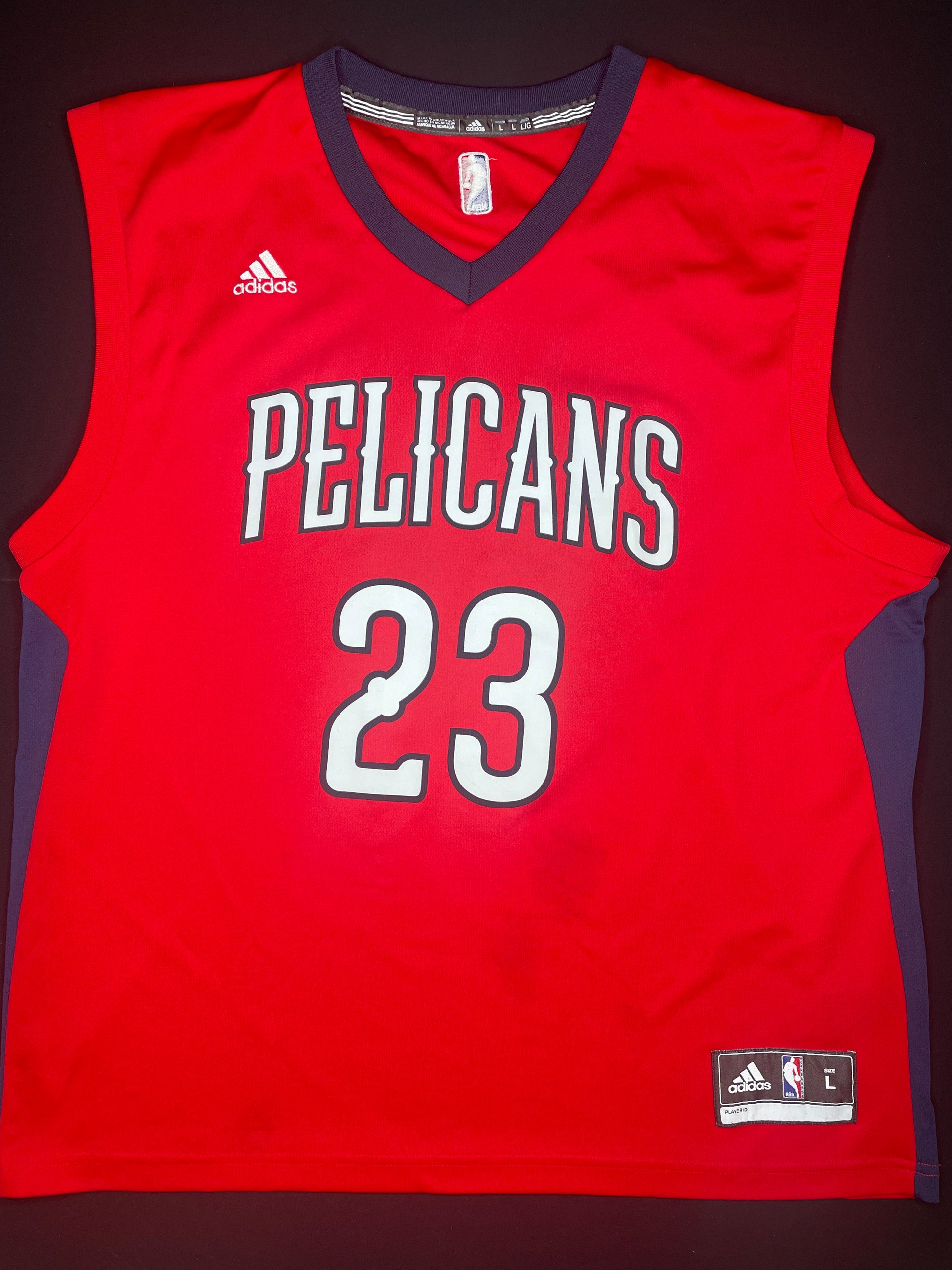 New Orleans Pelicans Anthony Davis Adidas Basketball Jersey Size: Large