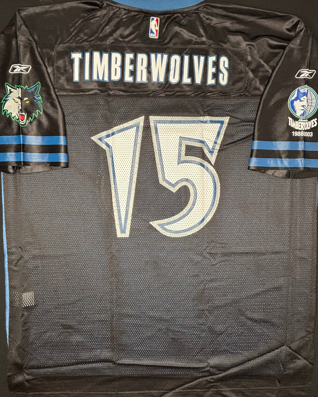 NWT Minnesota Timberwolves 15th Anniversary Reebok Football Jersey Size: XXL
