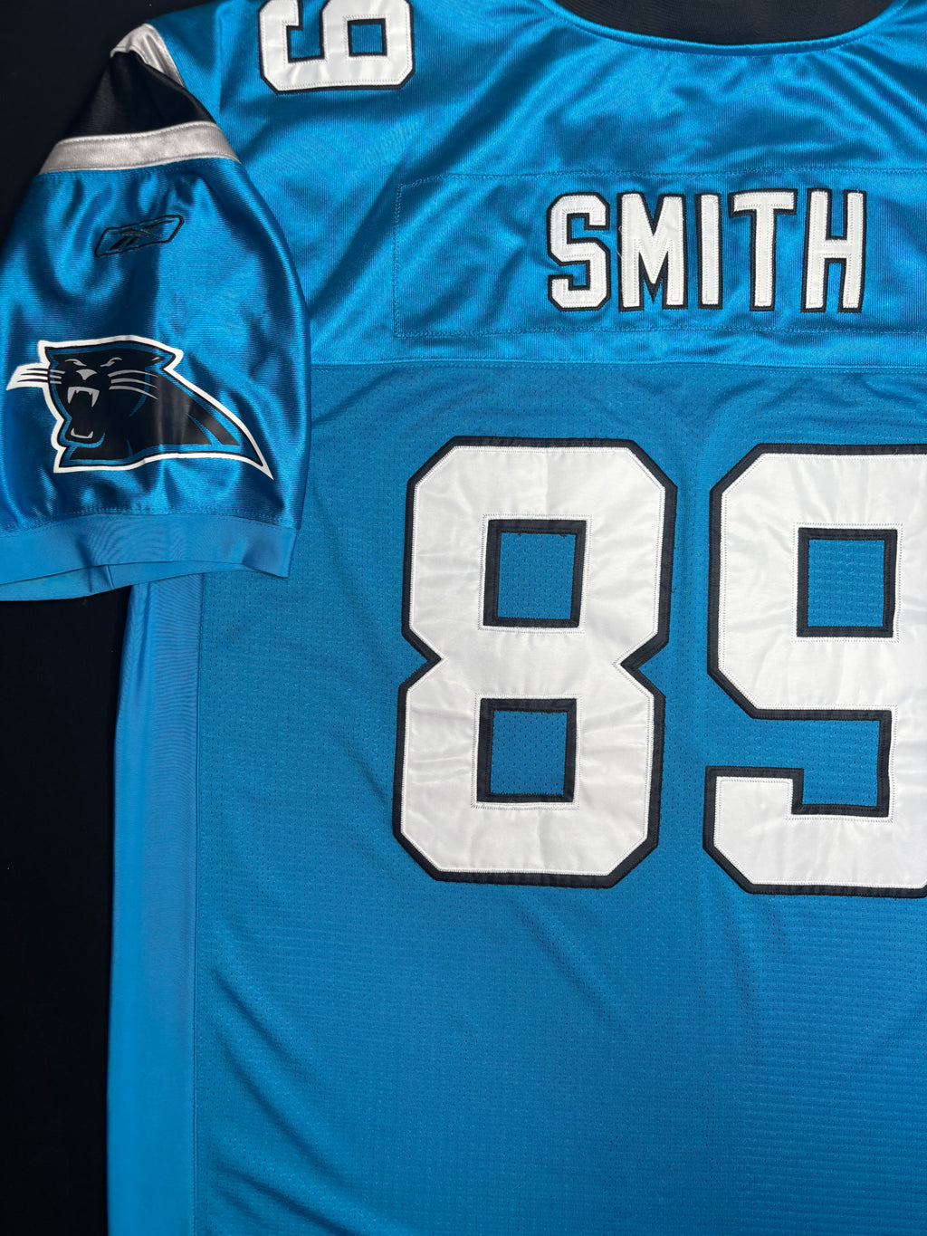Carolina Panthers Steve Smith Authentic Reebok Football Jersey Size: 60