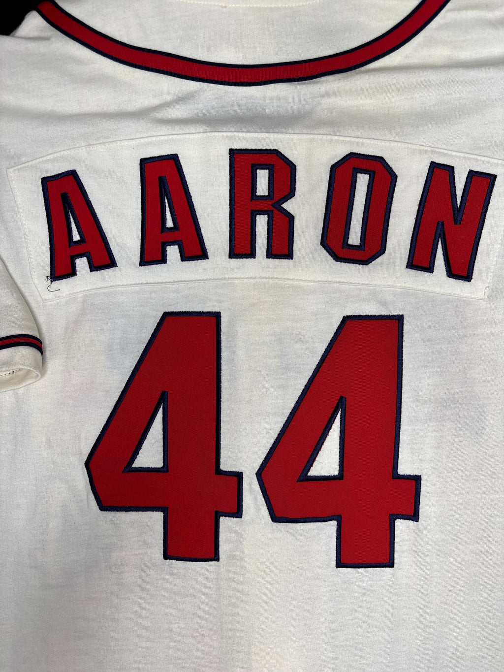 Atlanta Braves Hank Aaron Starter Baseball Jersey Size: XL