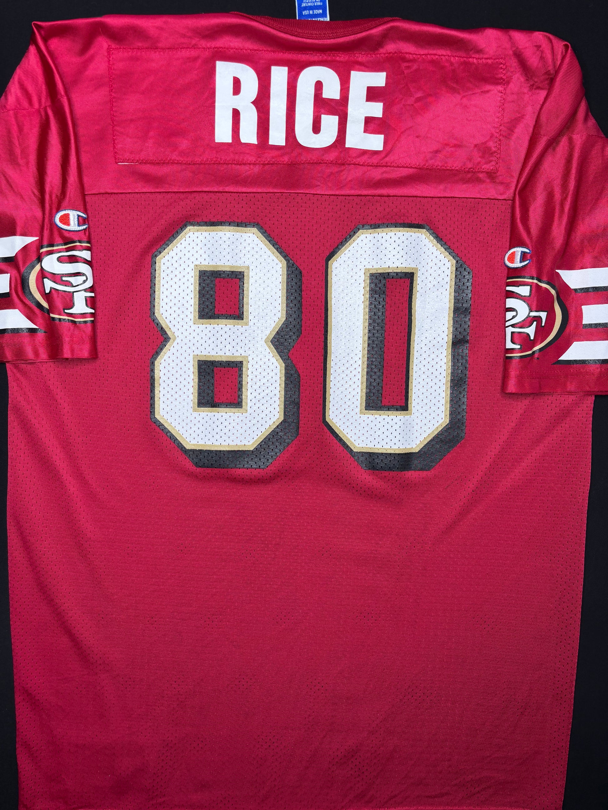 San Francisco 49ers Jerry Rice Champion Football Jersey Size: 48
