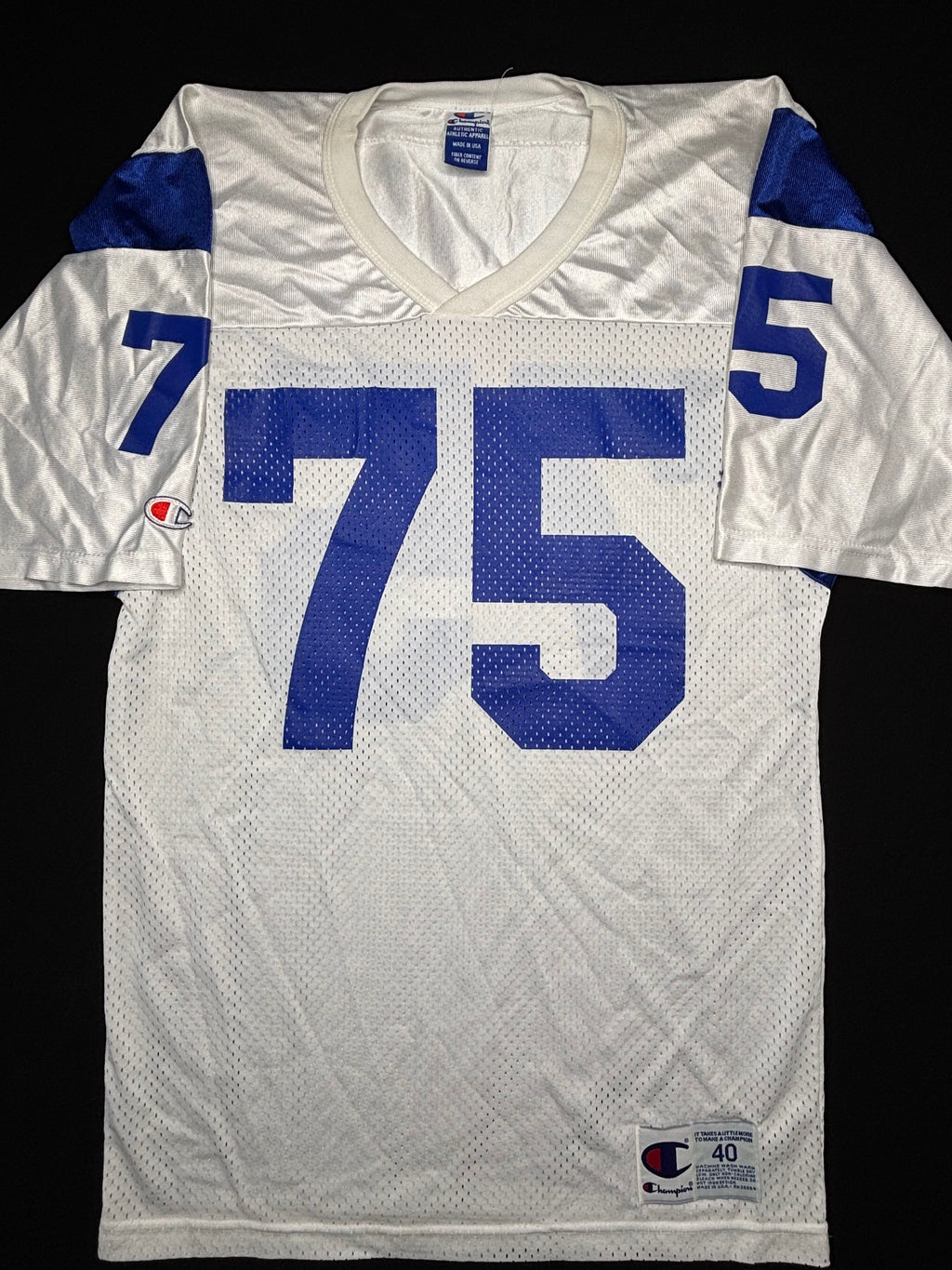 Los Angeles Rams Deacon Jones Champion Football Jersey Size: 40