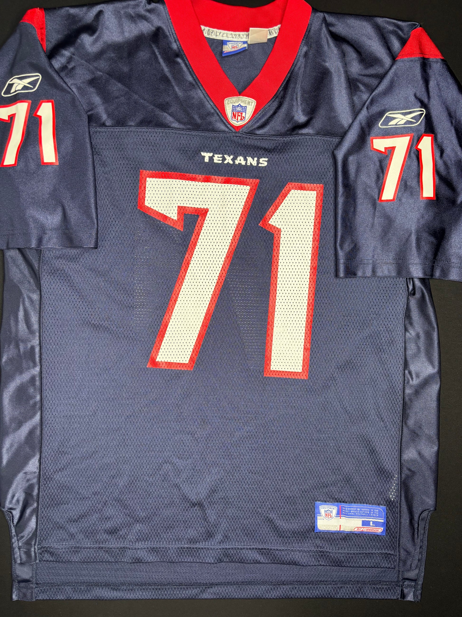 Houston Texans Tony Boselli Reebok Football Jersey Size: Large