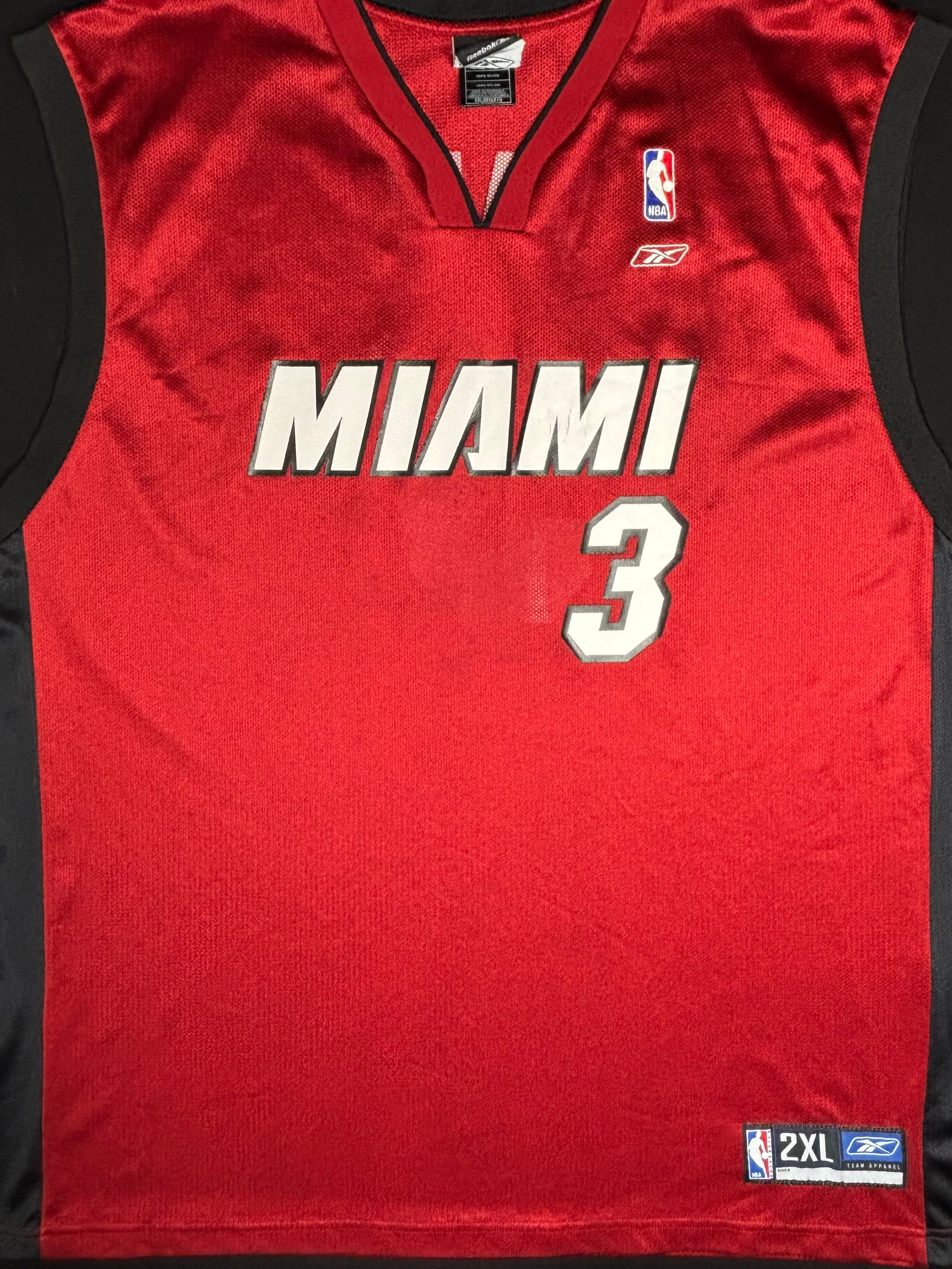 Miami Heat Dwayne Wade Reebok Basketball Jersey Size: XXL