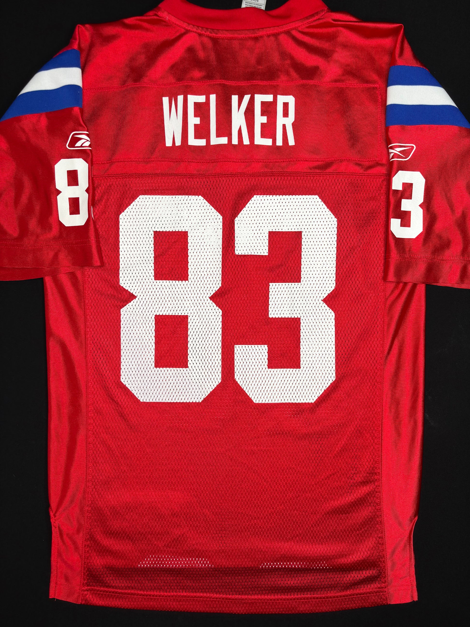 New England Patriots Wes Welker 50th Anniversary Reebok Football Jersey Size: Small