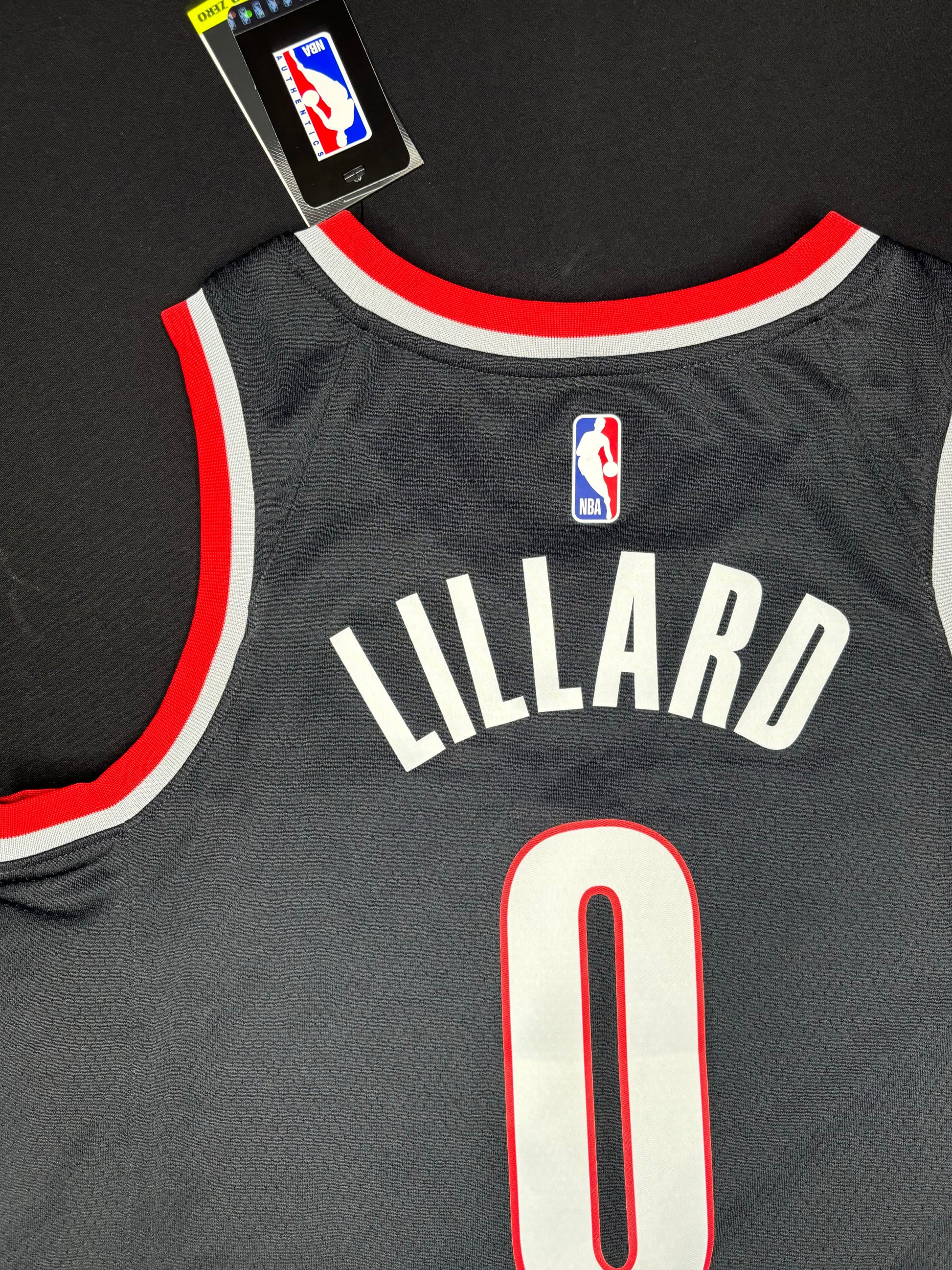 NWT Portland Trail Blazers Damian Lillard Nike Swingman Basketball Jersey Size: 44