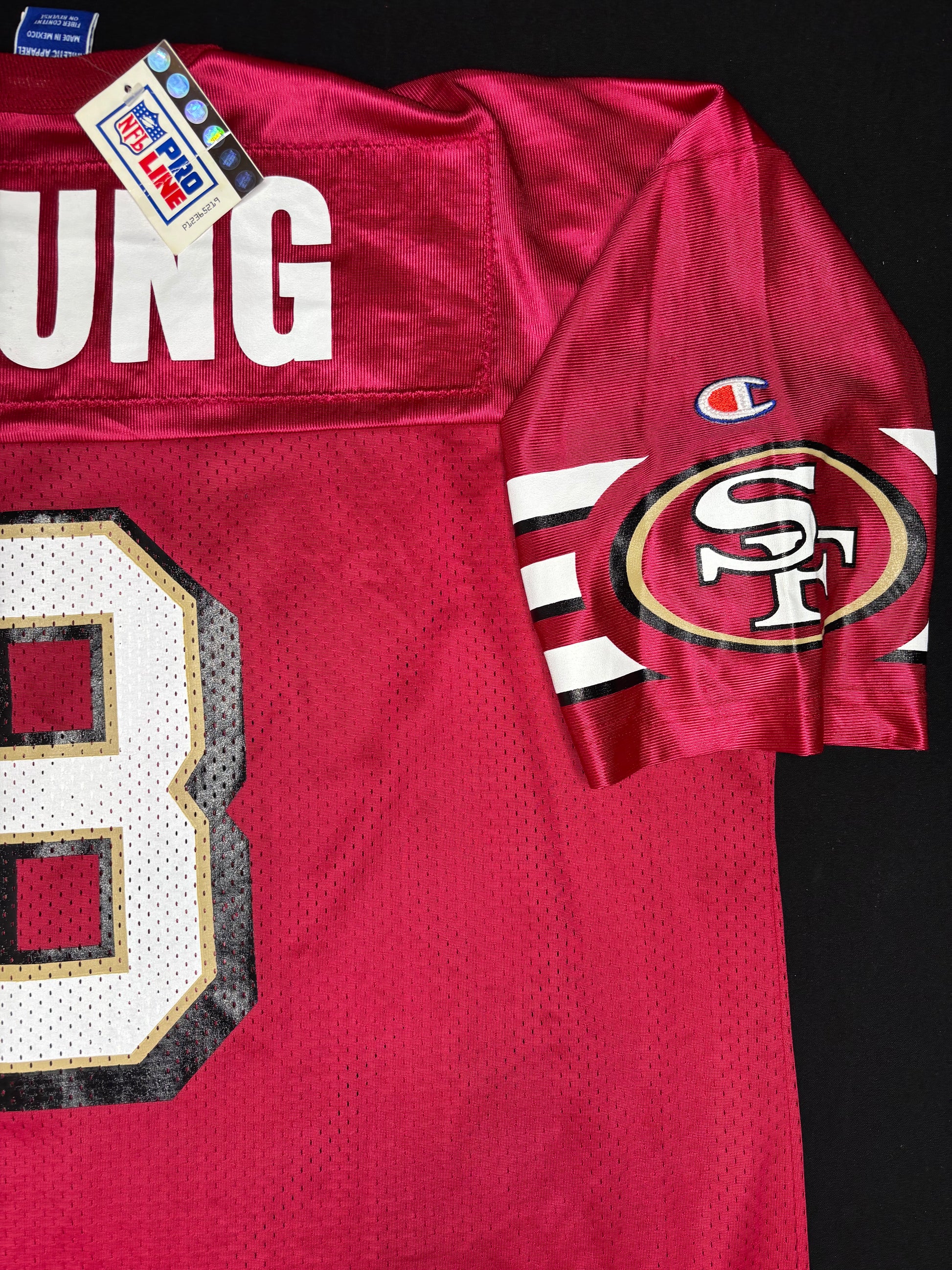 NWT San Francisco 49ers Steve Young Champion Football Jersey Size: 48