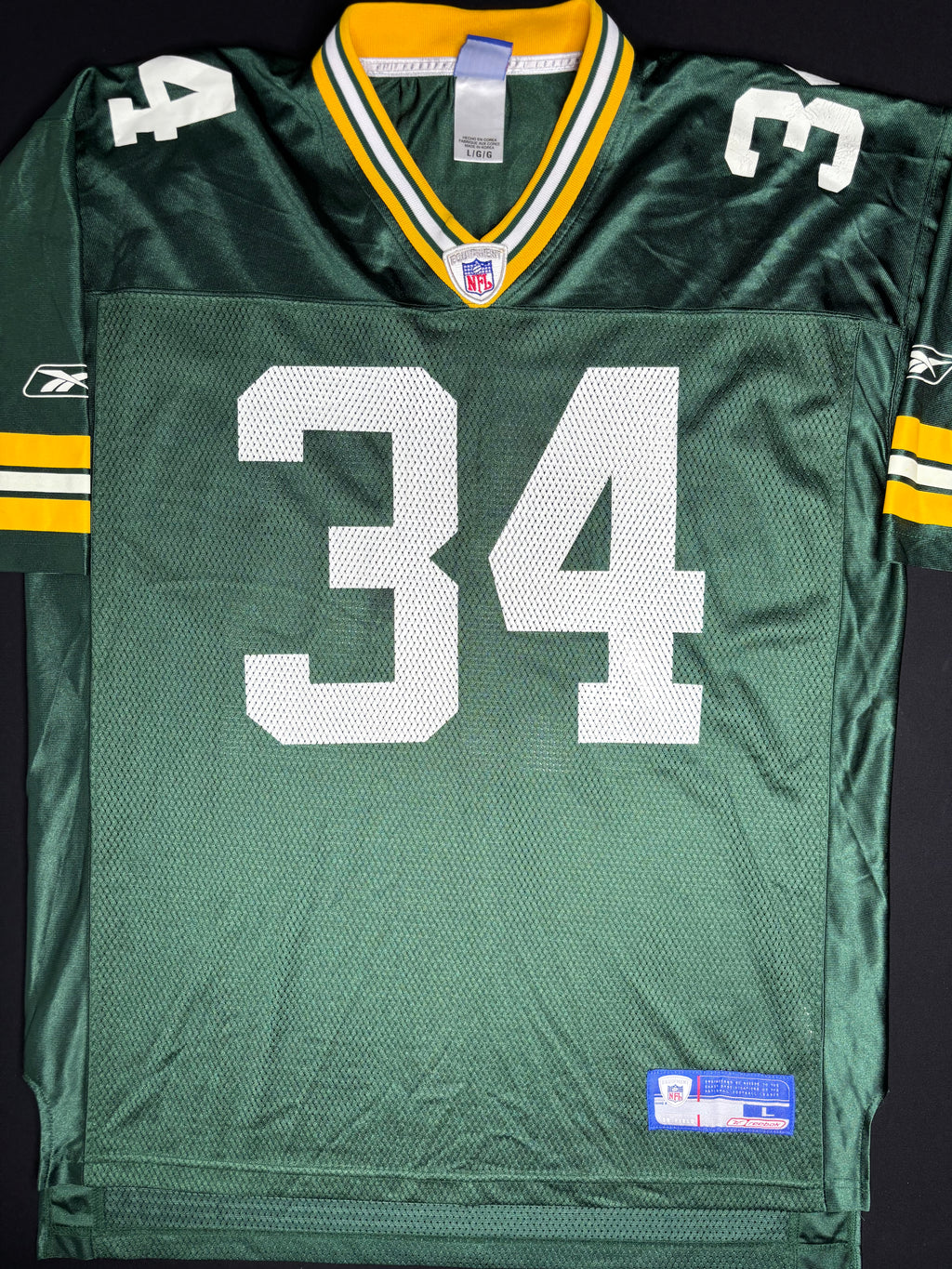 Green Bay Packers Mike McKenzie Reebok Football Jersey Size: Large