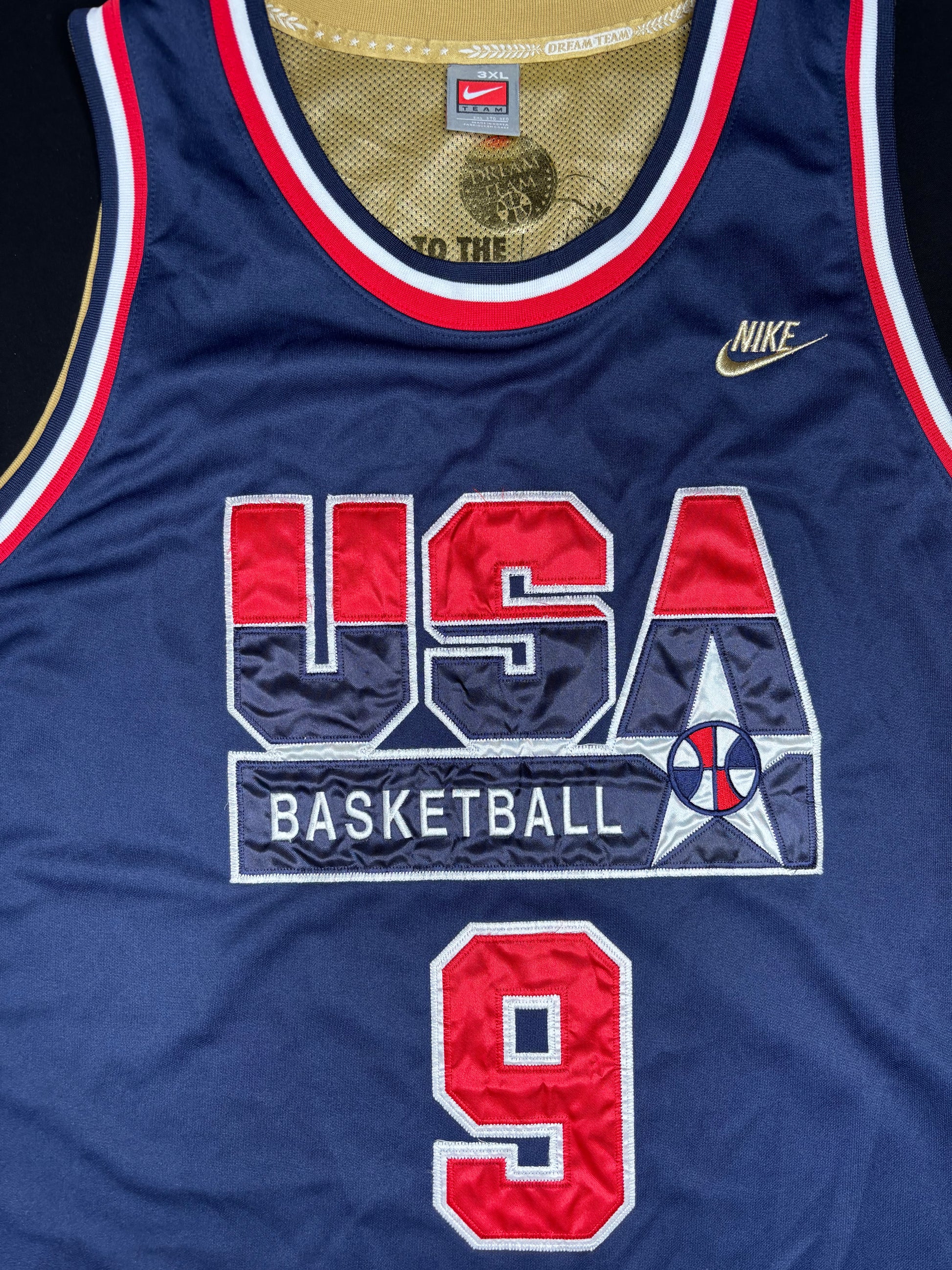 1992 USA Olympic Dream Team Michael Jordan Nike Basketball Jersey Size: XXXL