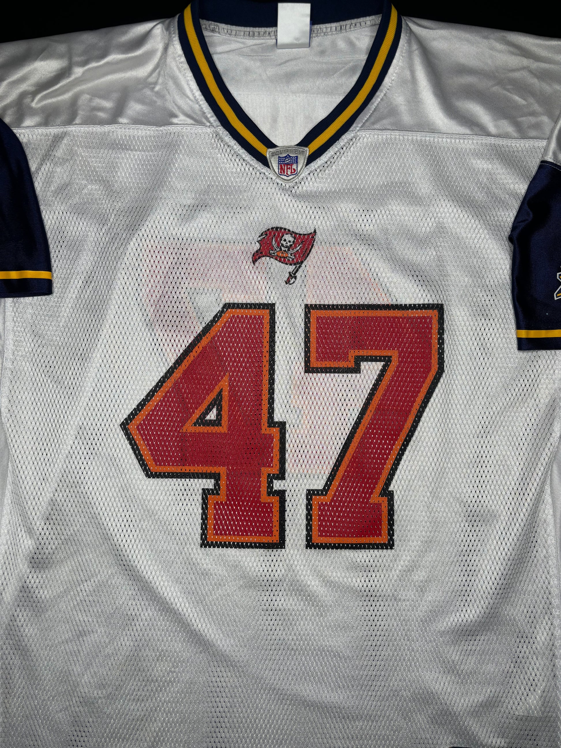 Tampa Bay Buccaneers John Lynch Super Bowl 37 Reebok Football Jersey Size: XL