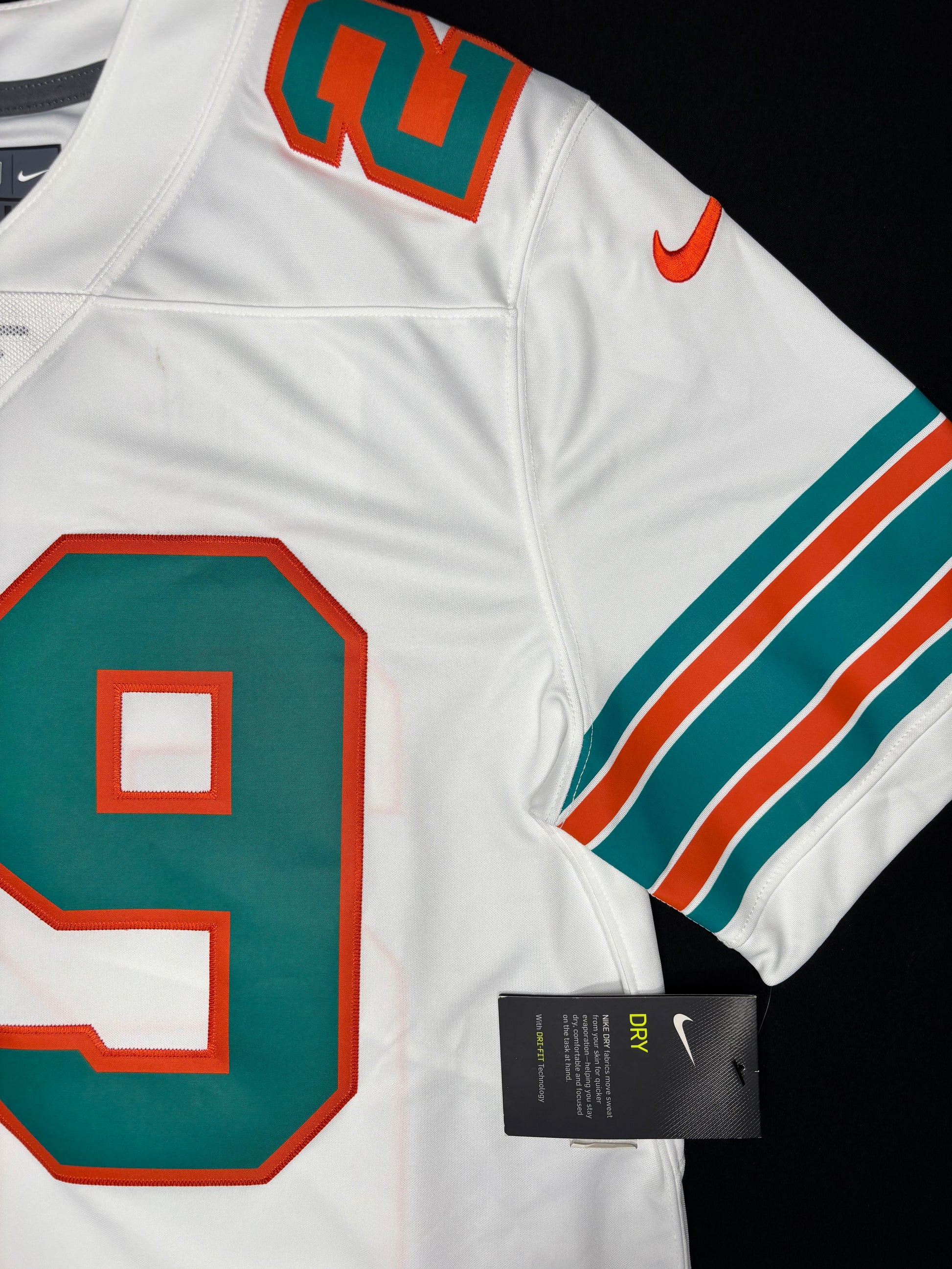 NWT Miami Dolphins Minkah Fitzpatrick Nike Game Football Jersey Size: Large