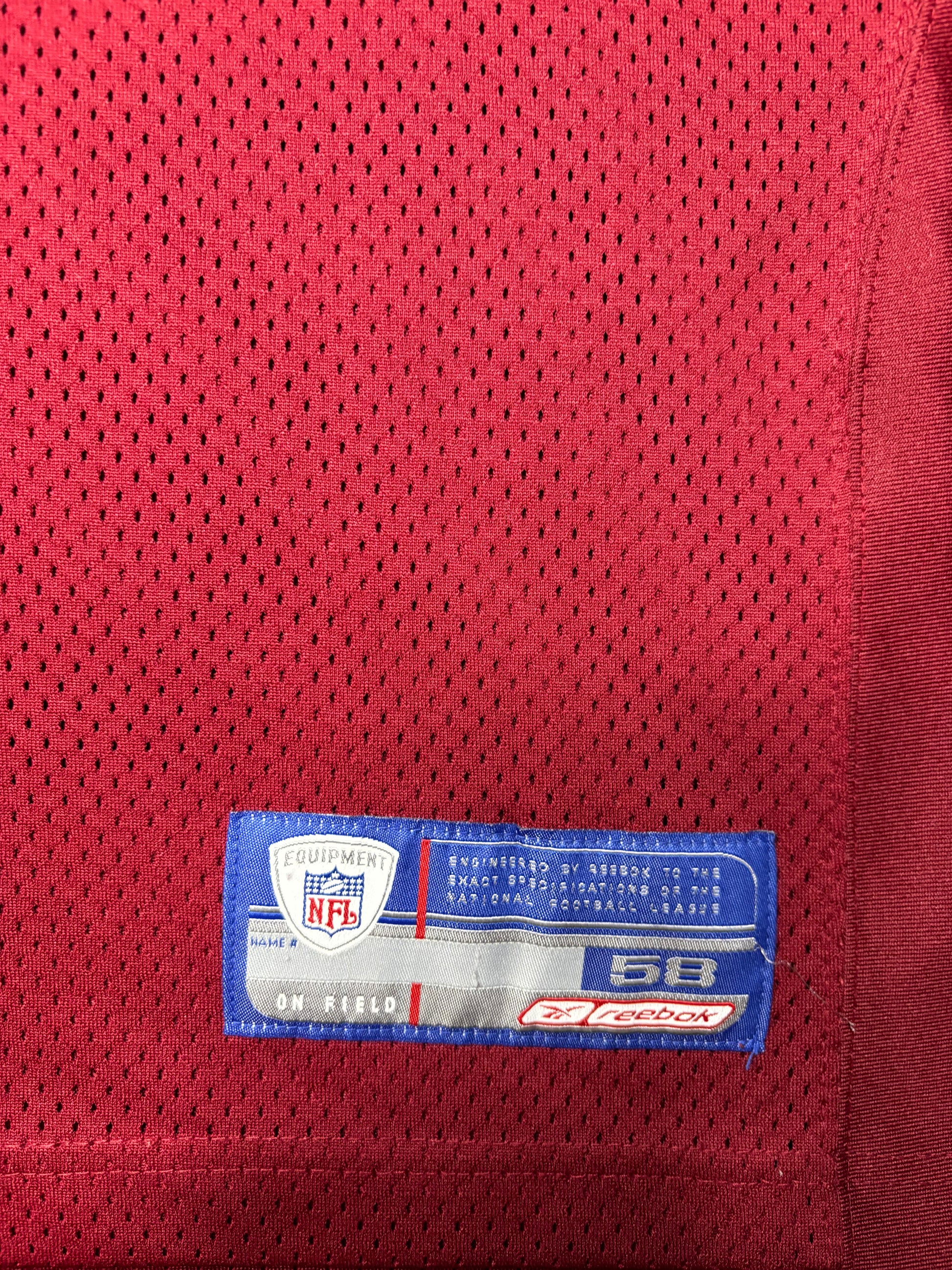 Washington Redskins Jesse Armstead Authentic Reebok Football Jersey Size: 58