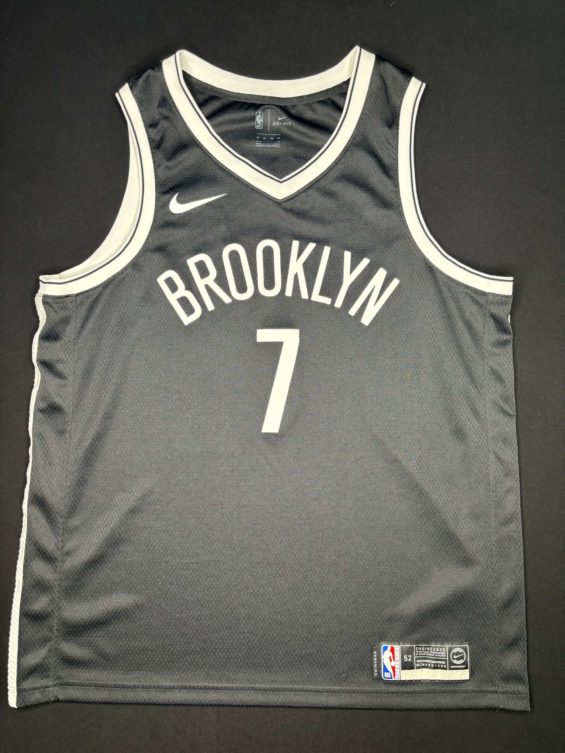Brooklyn Nets Kevin Durant Nike Swingman Basketball Jersey Size: 52