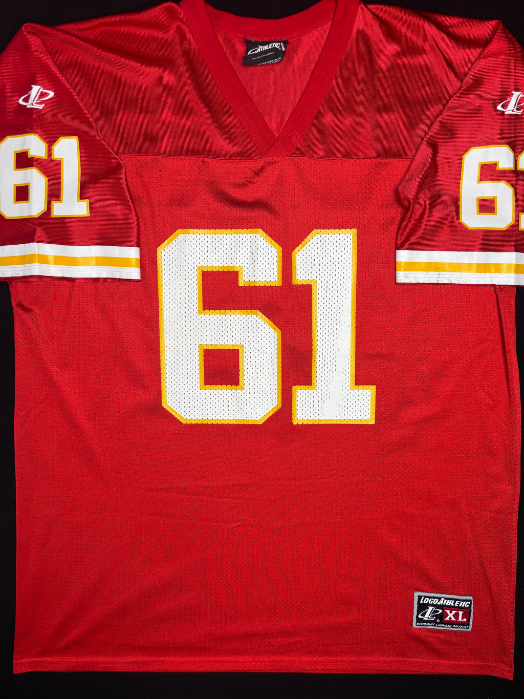 Kansas City Chiefs Tim Grunhard Logo Athletic Football Jersey Size: XL