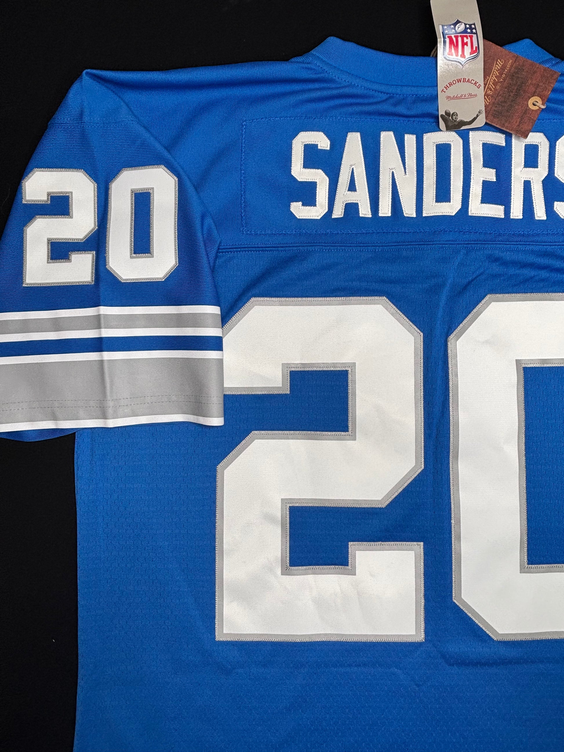 NWT Detroit Lions Barry Sanders Mitchell And Ness Legacy Football Jersey Size: XL