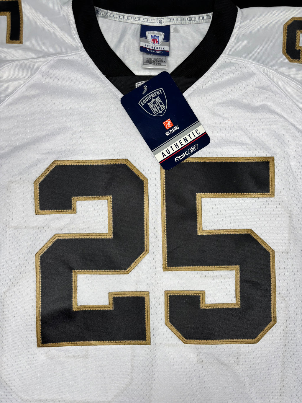 NWT New Orleans Saints Reggie Bush Reebok Premiere Football Jersey Size: XXL