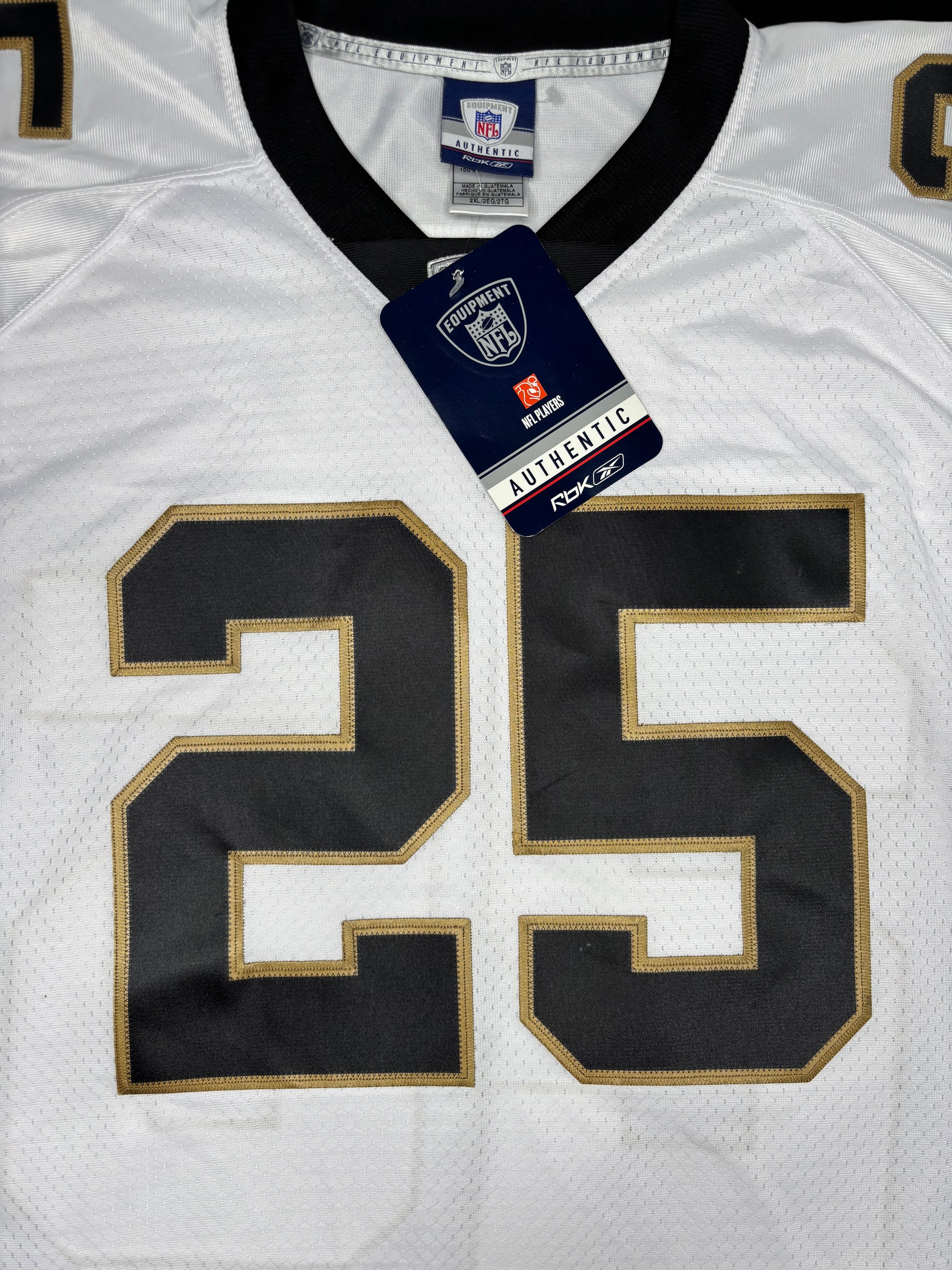 NWT New Orleans Saints Reggie Bush Reebok Premiere Football Jersey Size: XXL
