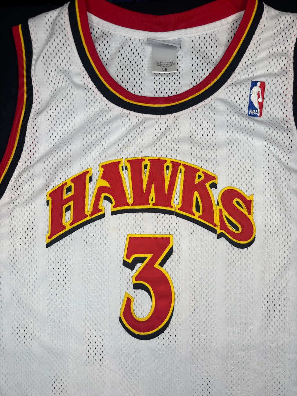 Atlanta Hawks Shareef Abdur-Rahim Authentic Reebok Basketball Jersey Size: 56