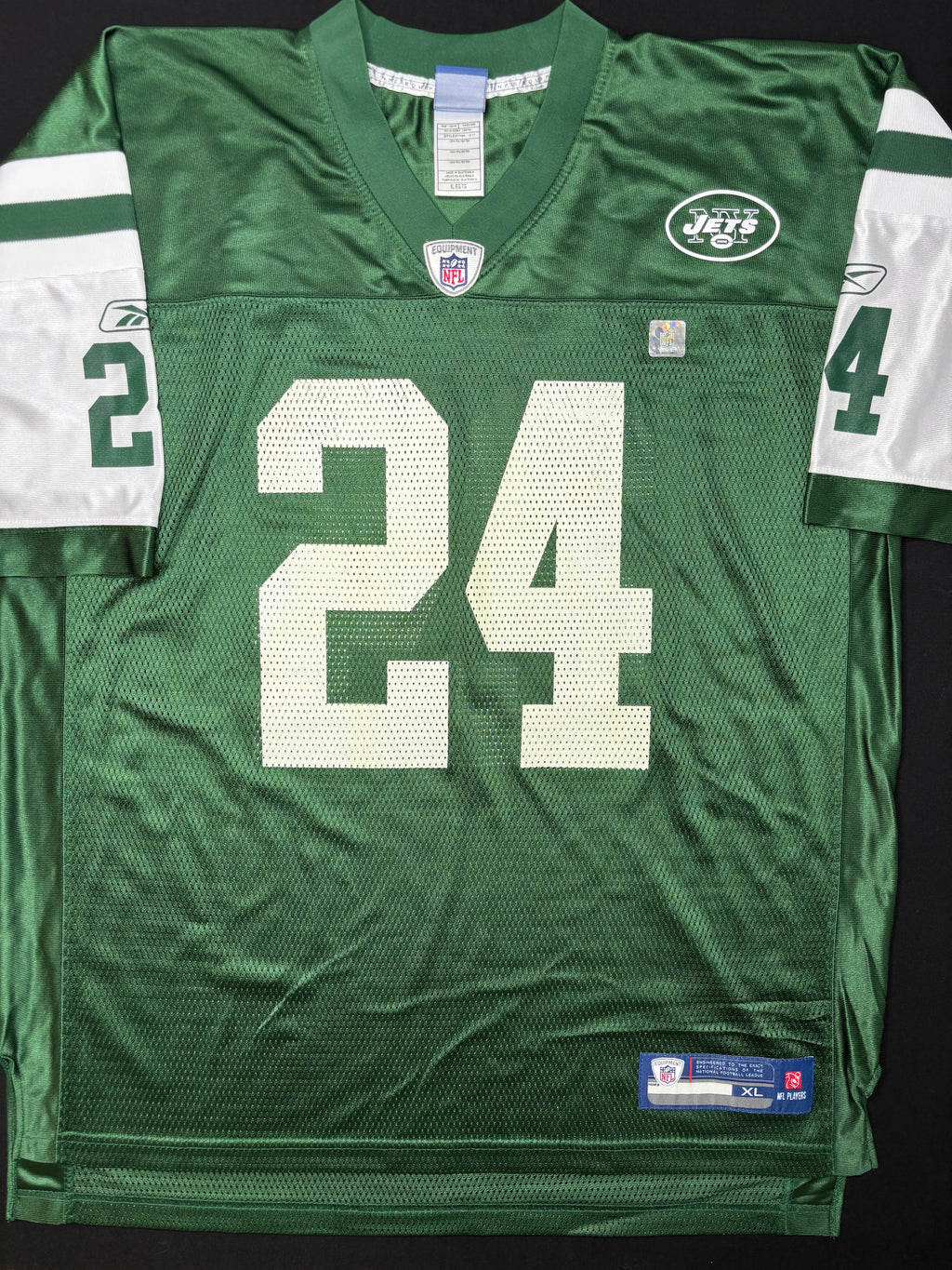 NWT New York Jets Darrelle Revis Reebok Football Jersey Size: XL