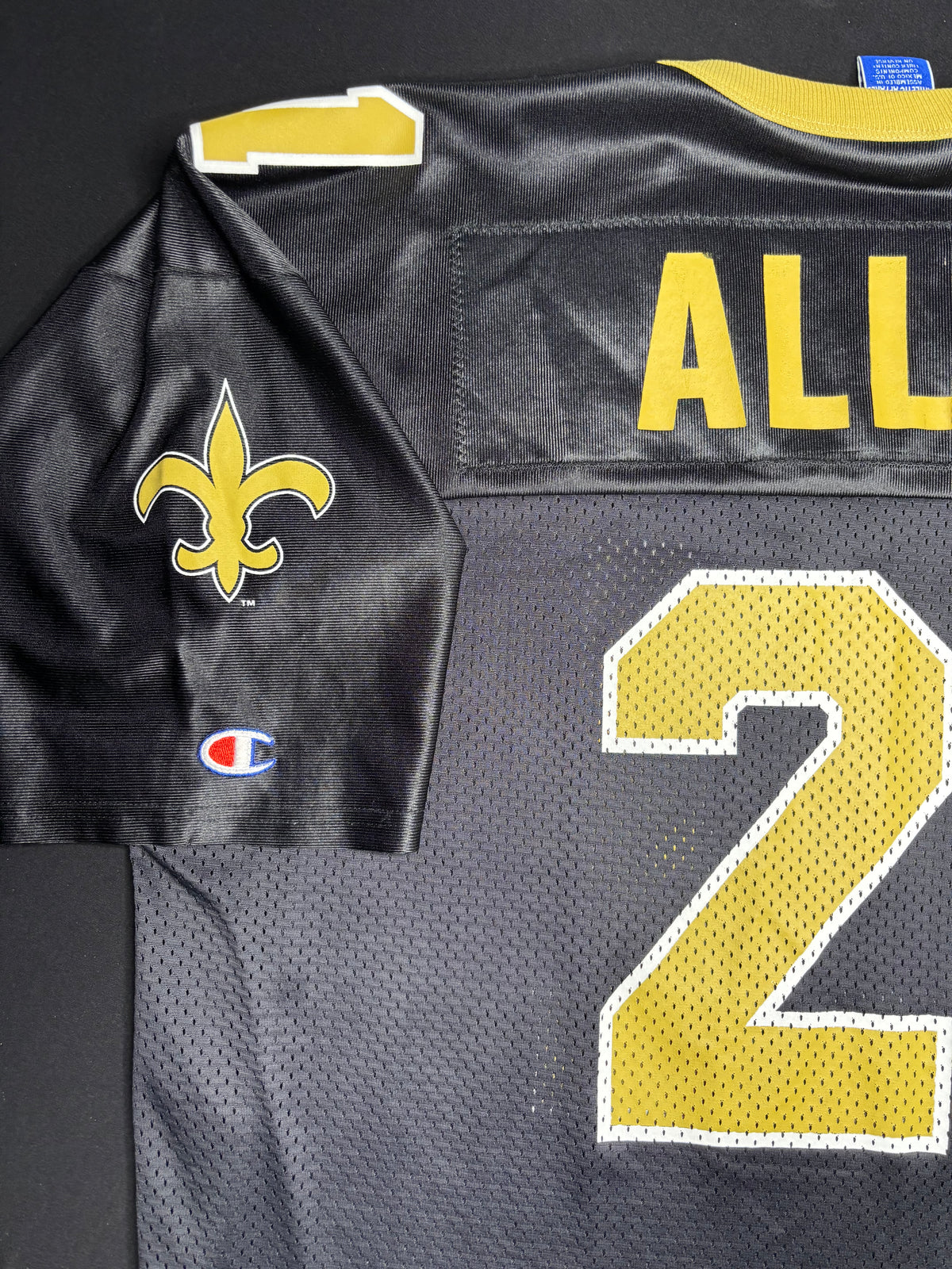 New Orleans Saints Eric Allen Champion Football Jersey Size: 52